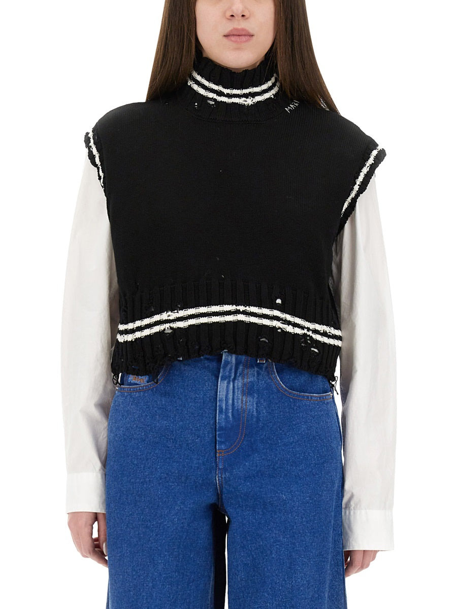 Short Cotton Vest - 1