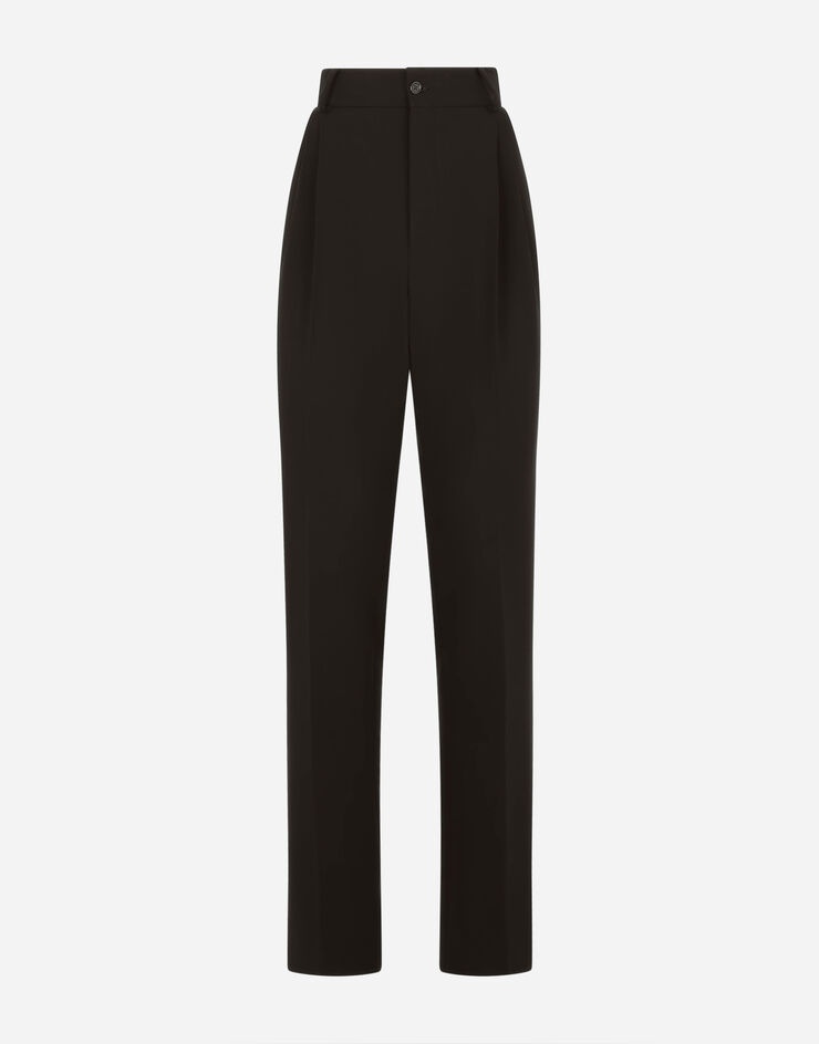 Wool gabardine pants - 3