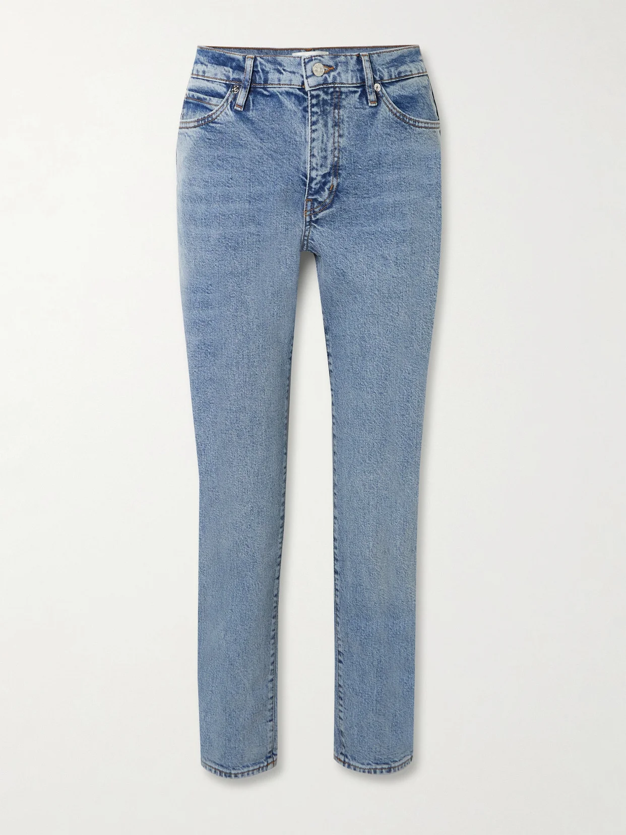 The Borrowed High-rise Slim-leg Jeans - 1
