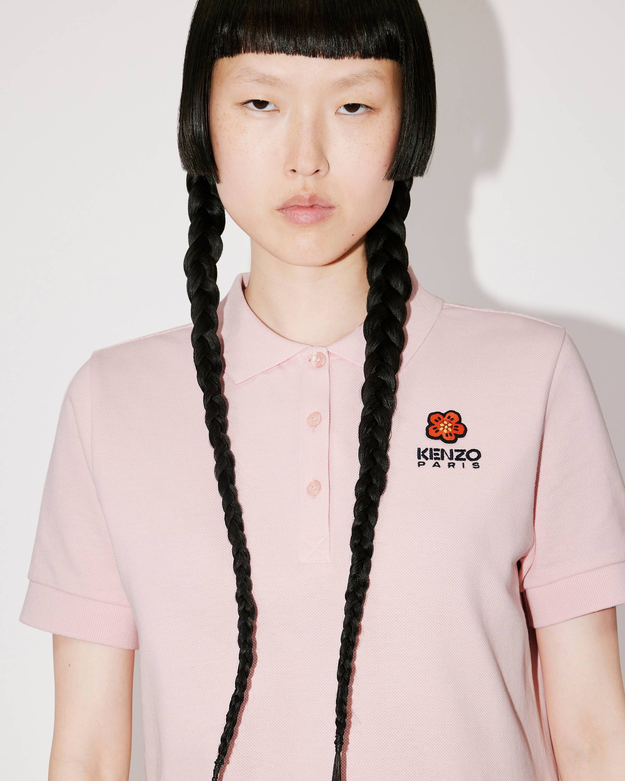 'BOKE FLOWER' crest polo dress - 5