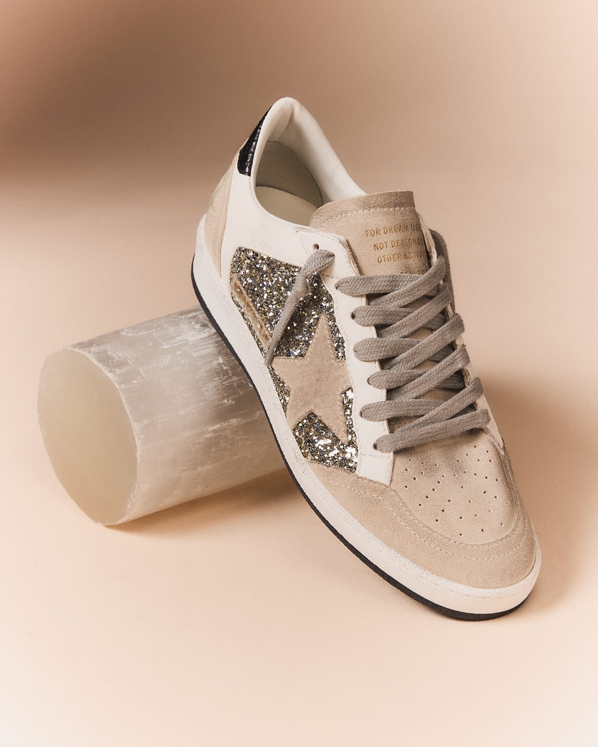 Ballstar Suede Glitter Low-Top Sneakers - 2