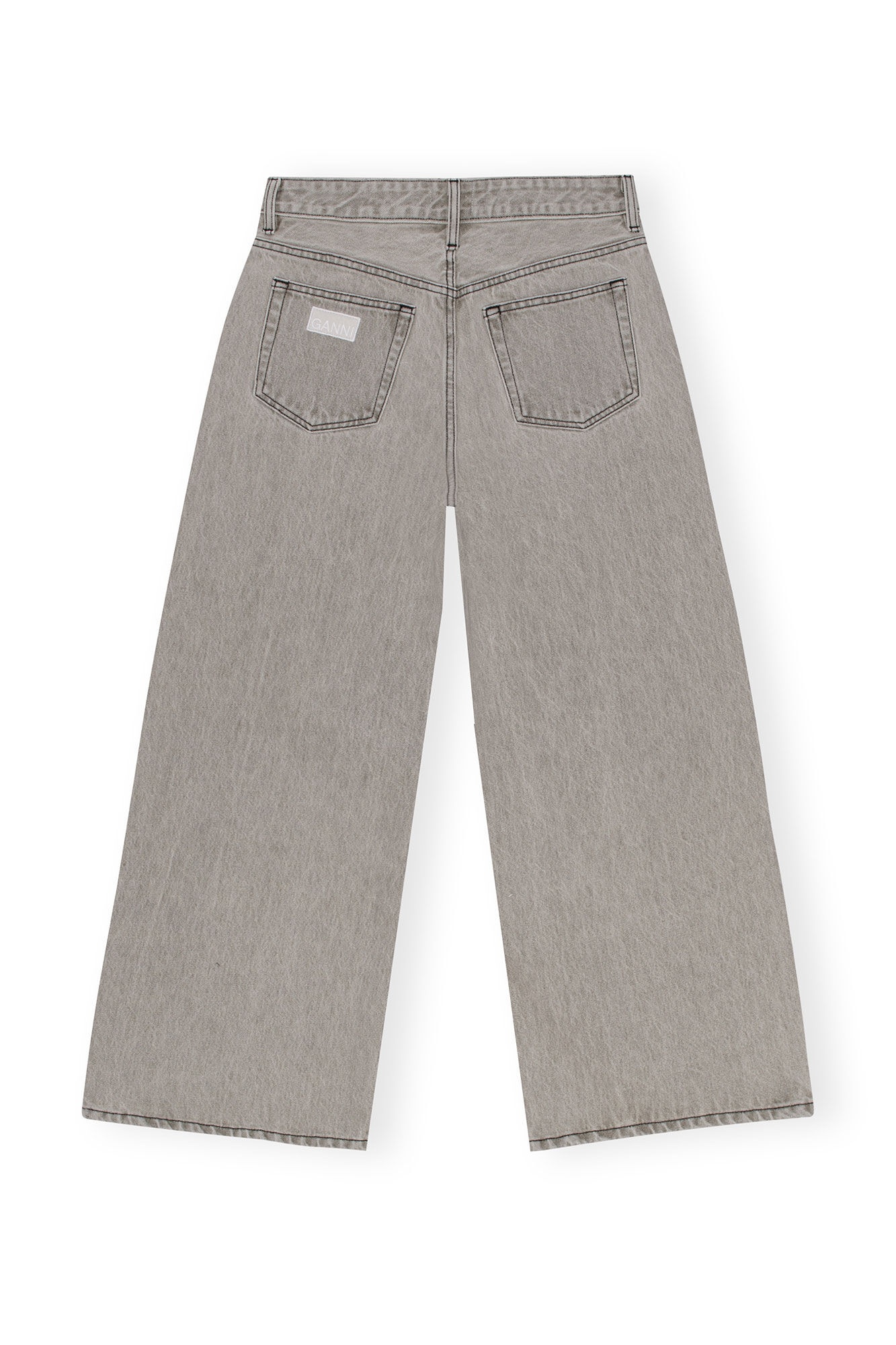 GREY FUTURE DENIM WIDE JEANS - 4