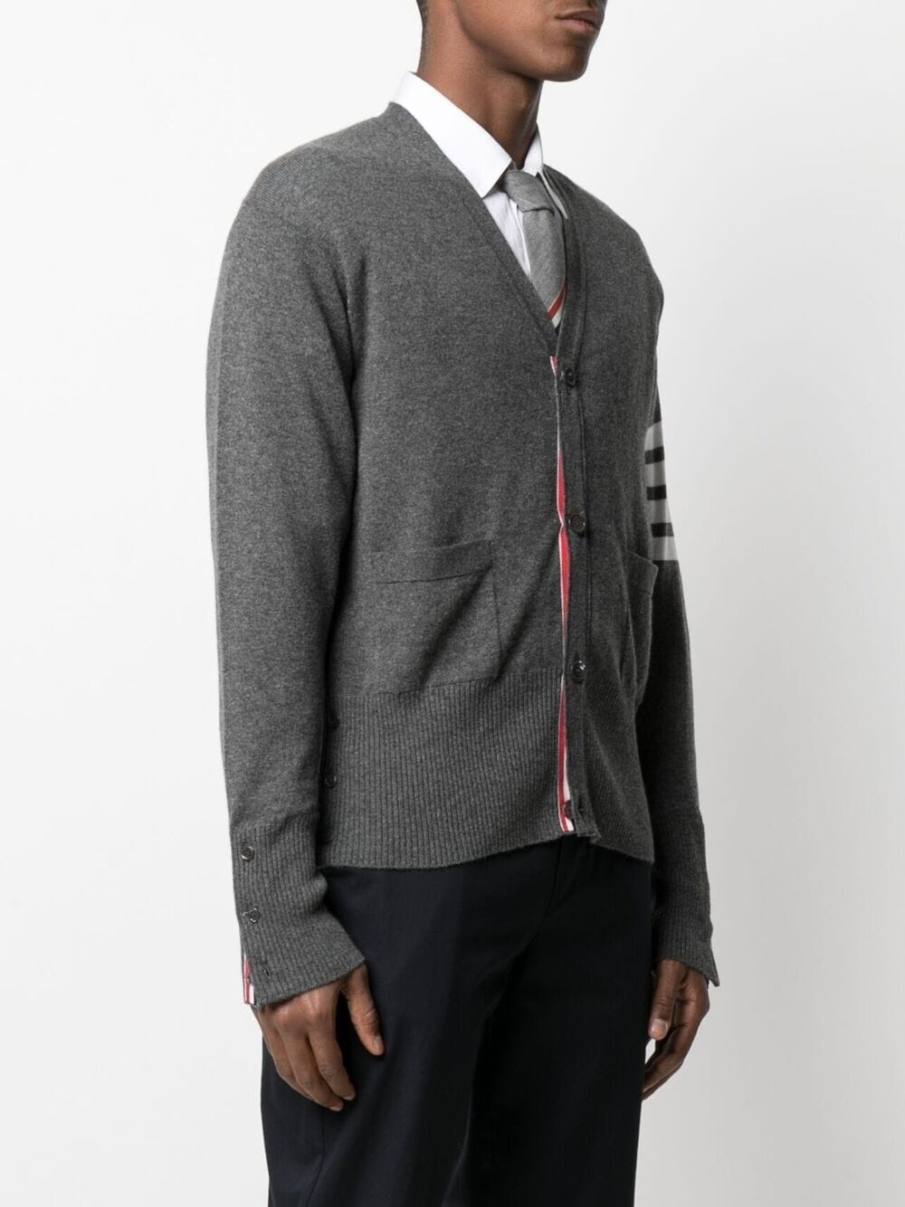 4-Bar stripe cardigan - 3