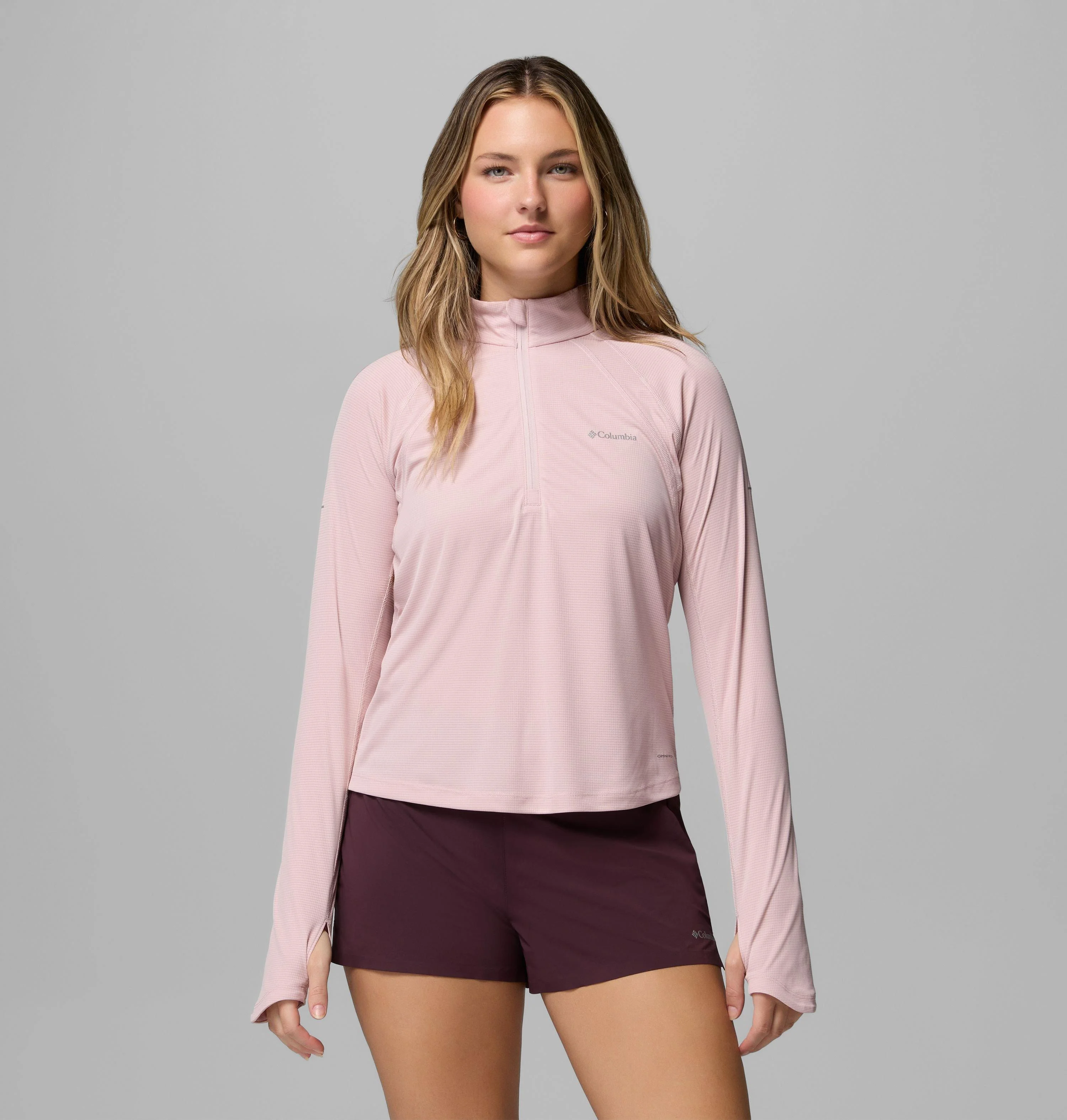Women's Stealth Spring Long Sleeve Half Zip Shirt - 1