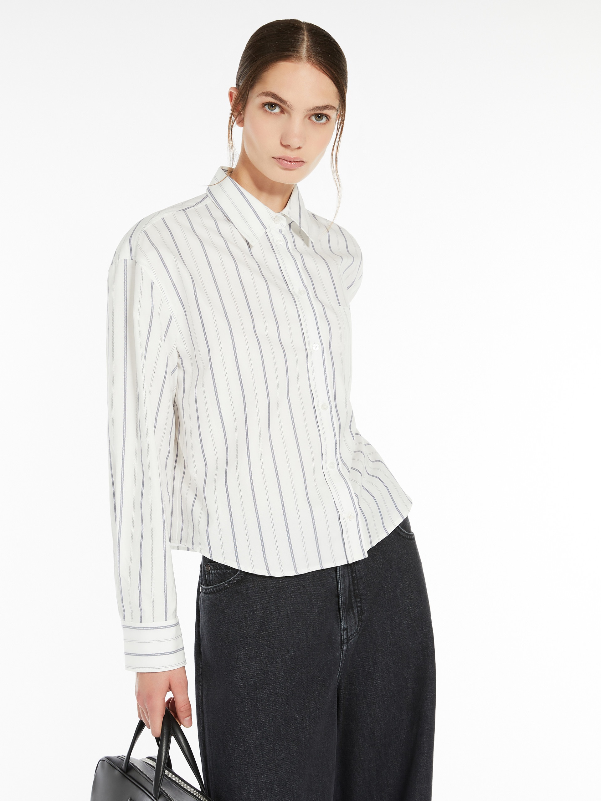 RUBIERA Striped cotton Oxford shirt - 5