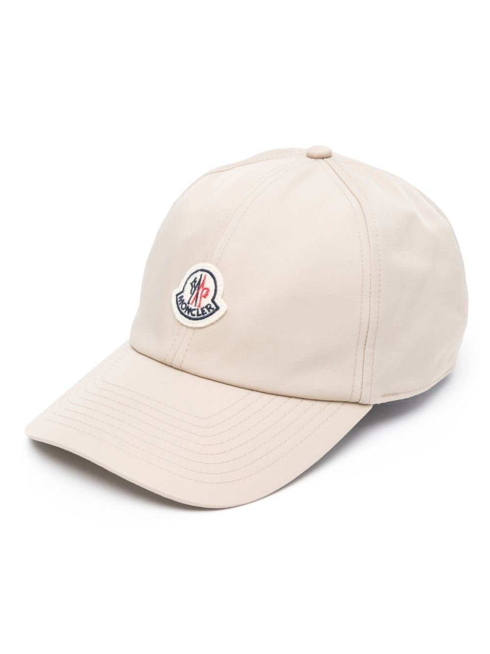 logo-patch satin cap - 1
