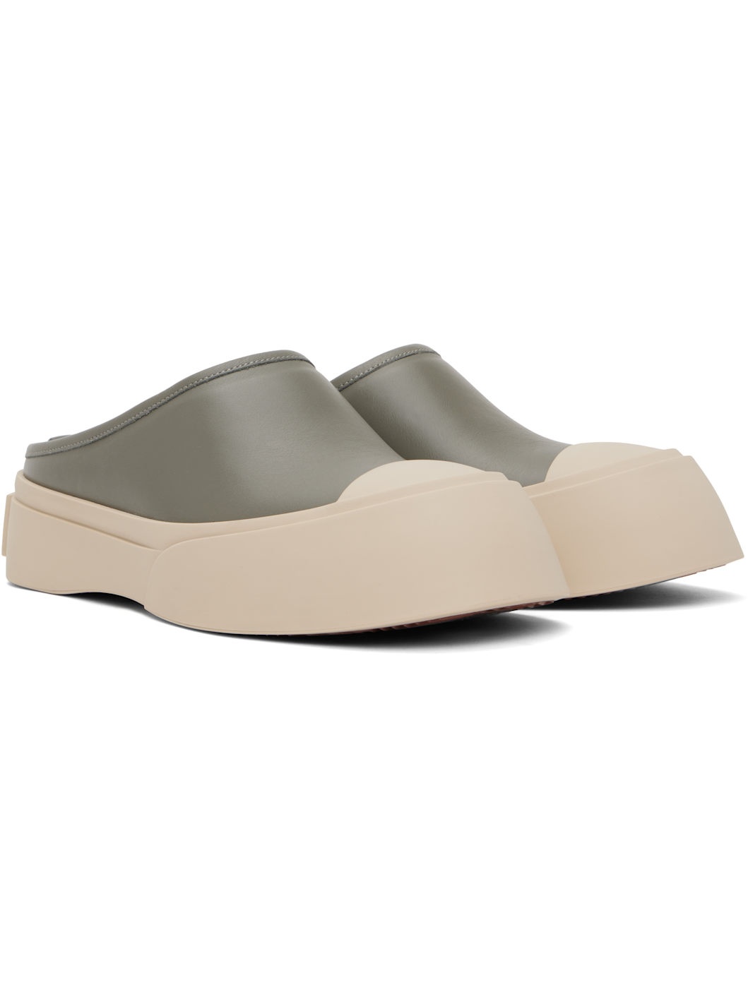 Gray Pablo Sabot Slip-on Loafers - 4