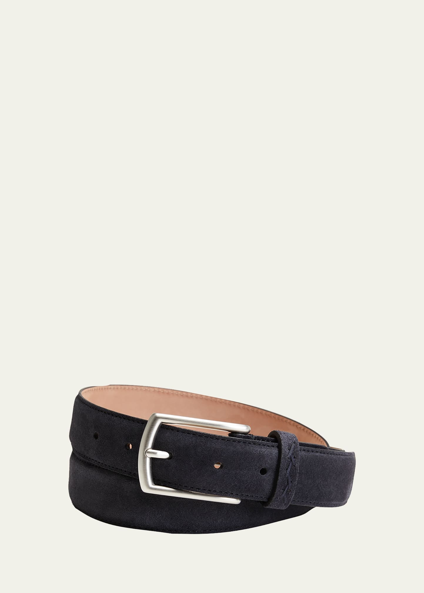 Men's Triple Stitch Leather Belt - 1
