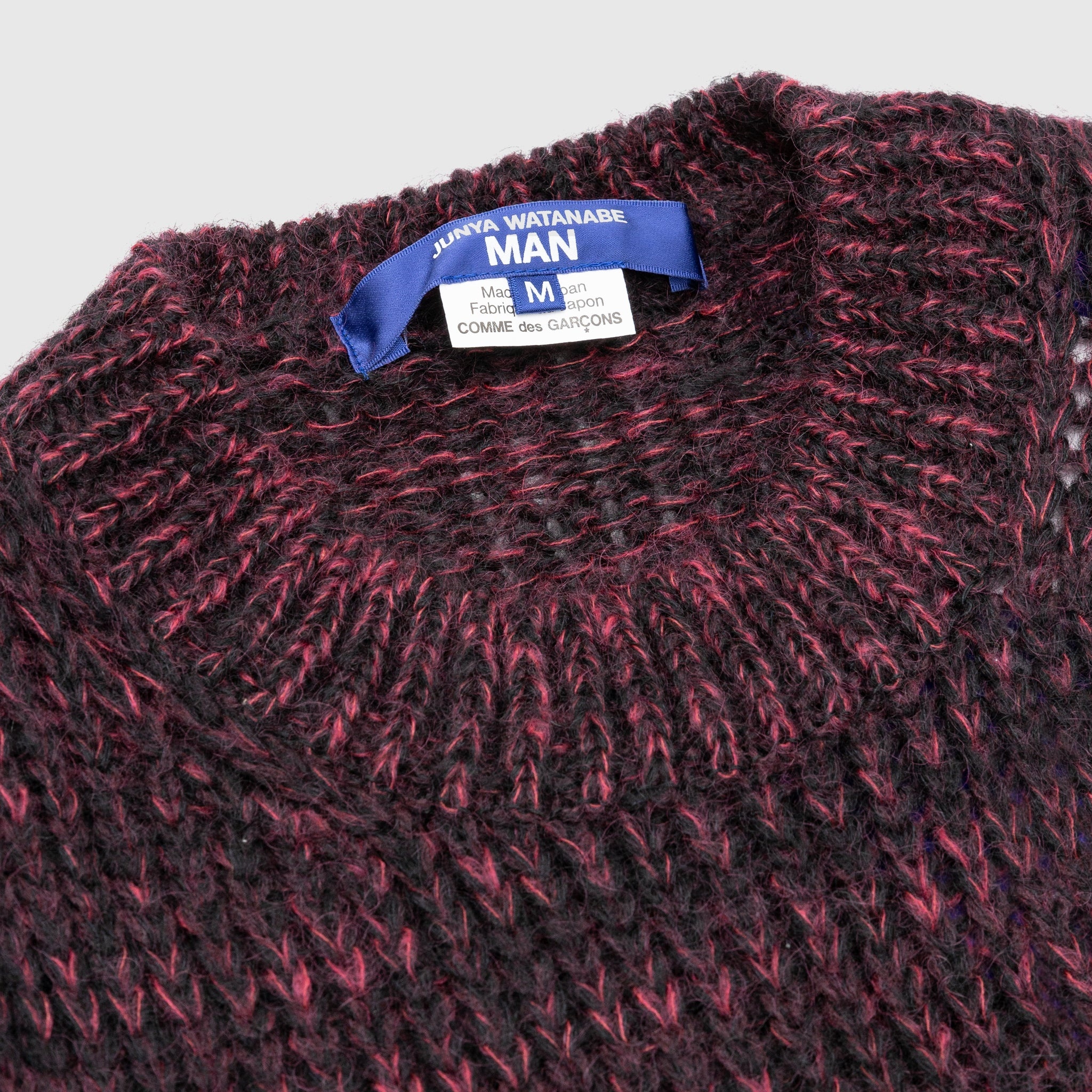 Comme des Garçons GANRYU WOOL KNIT SHAWL Comme des Garcons Vintage AW 1982 Destroy Collection Black