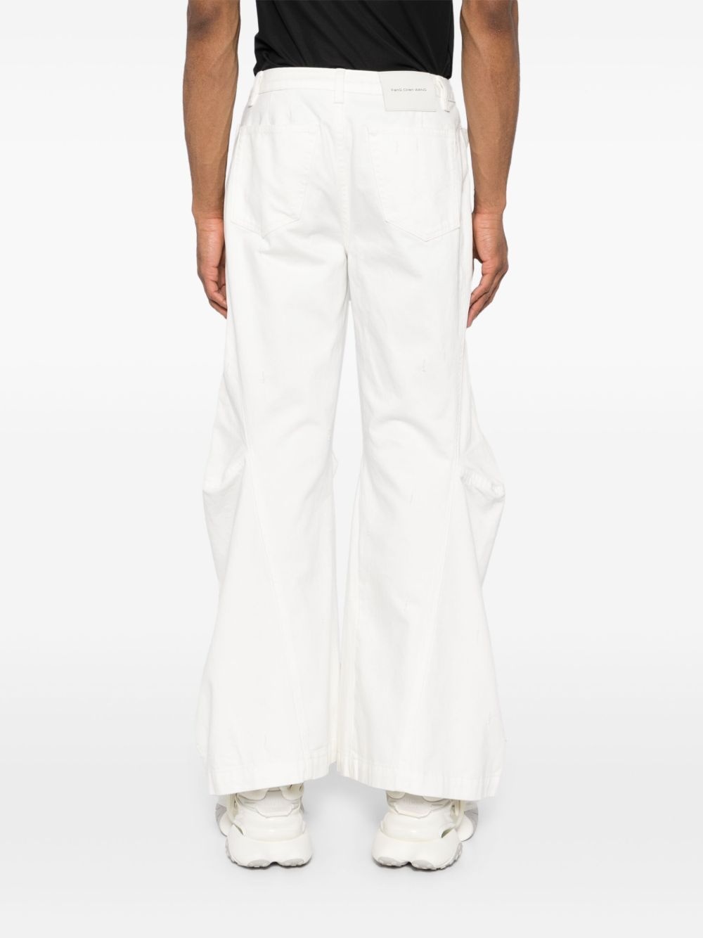 pleated jeans - 4
