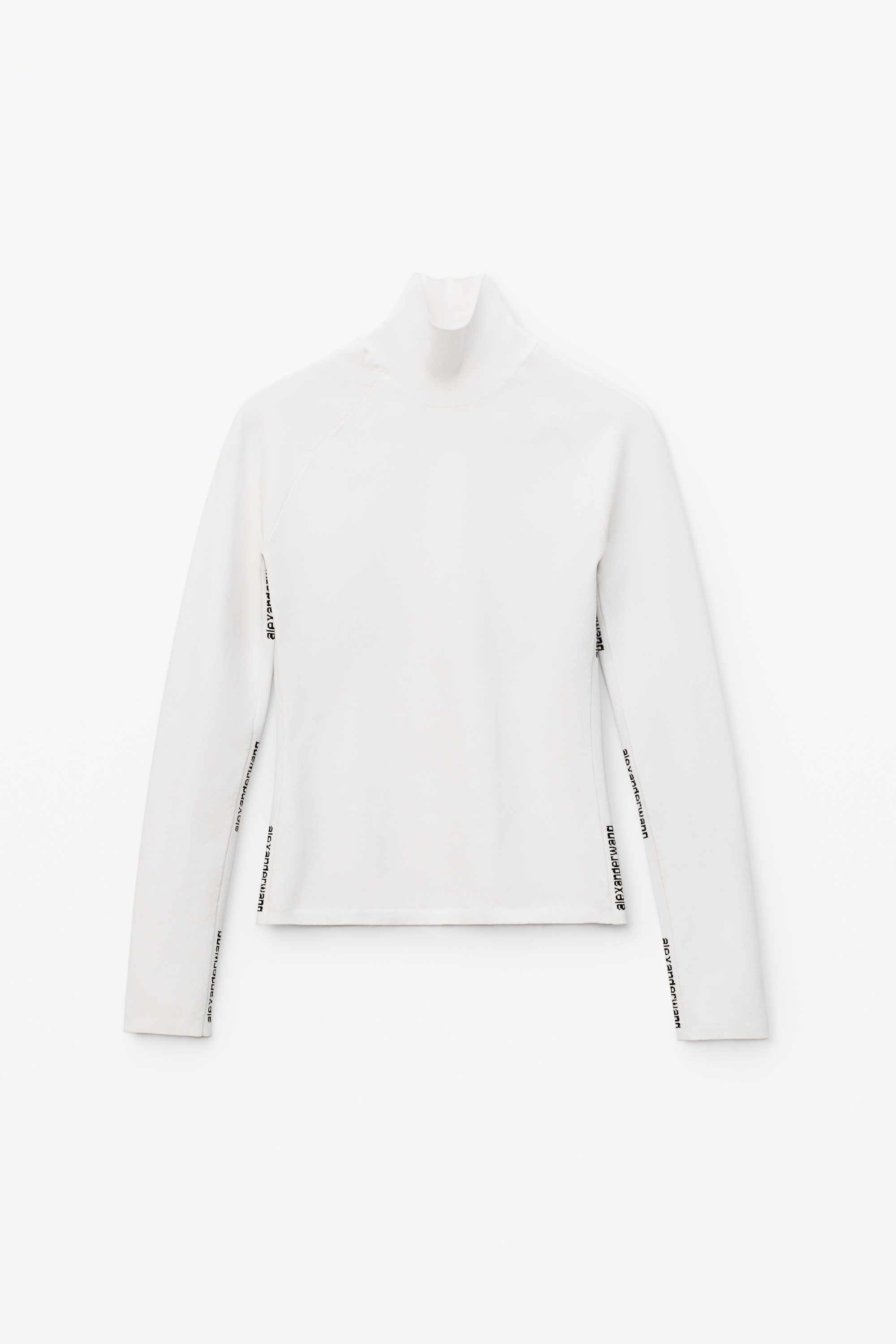 LOGO TURTLENECK IN STRETCH VISCOSE - 1