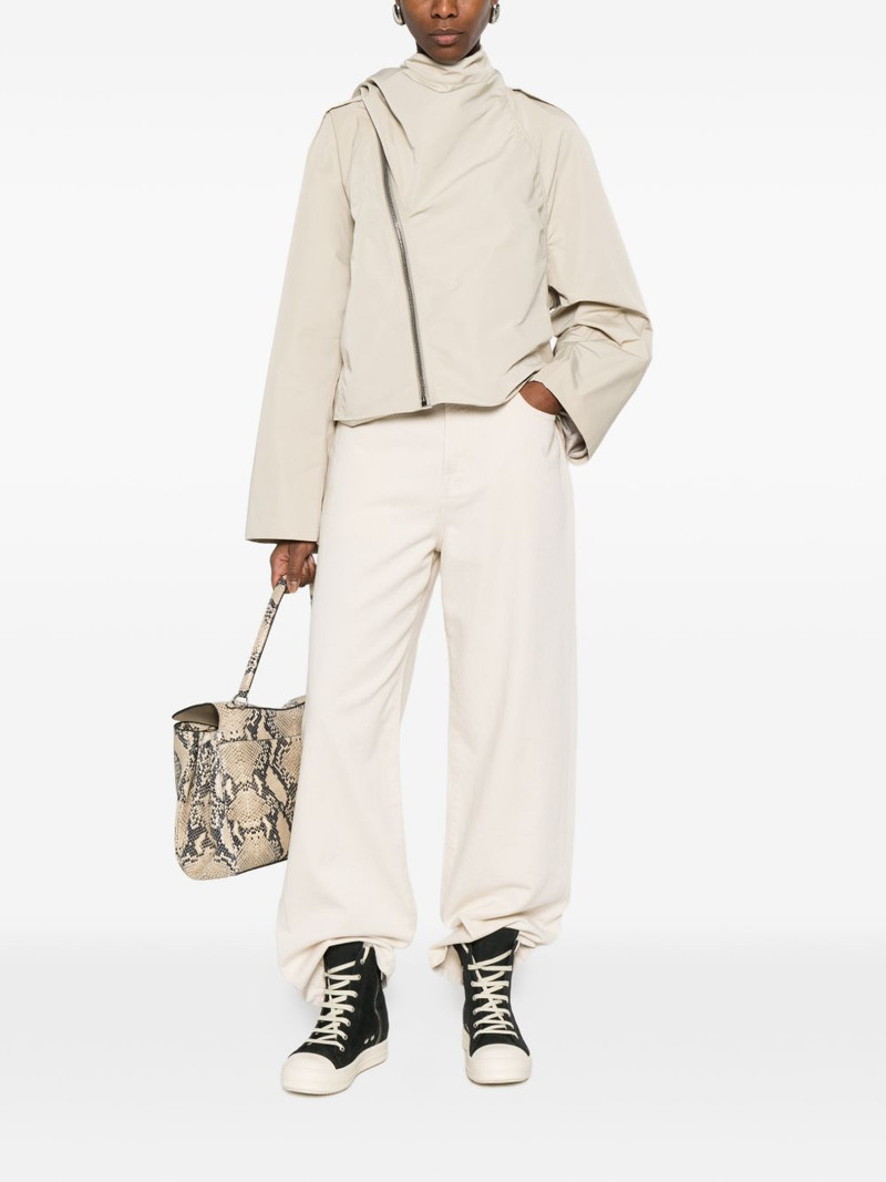 Rick Owens cropped scarf jacket outlook