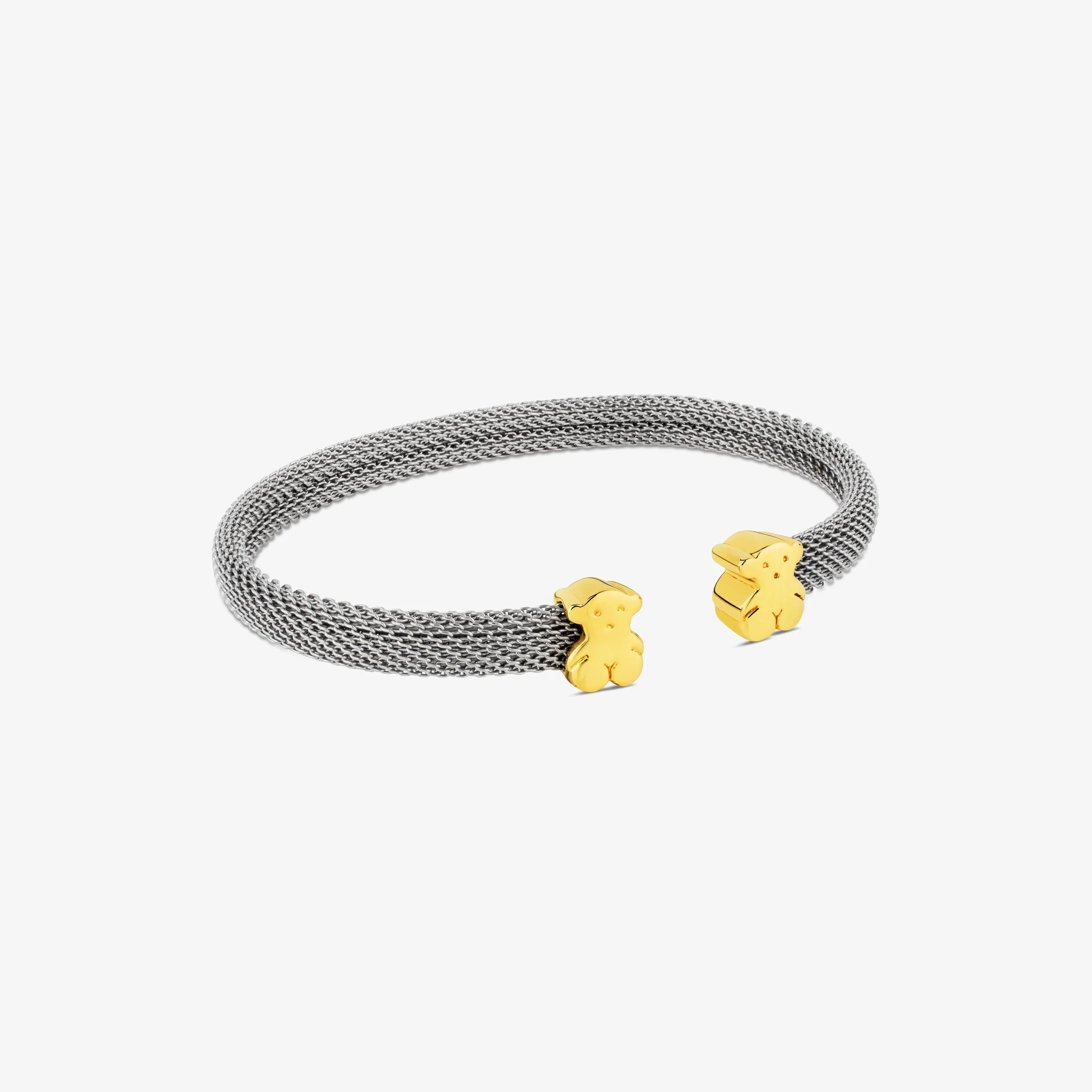 18K solid gold and Steel Sweet Dolls Bracelet - 1