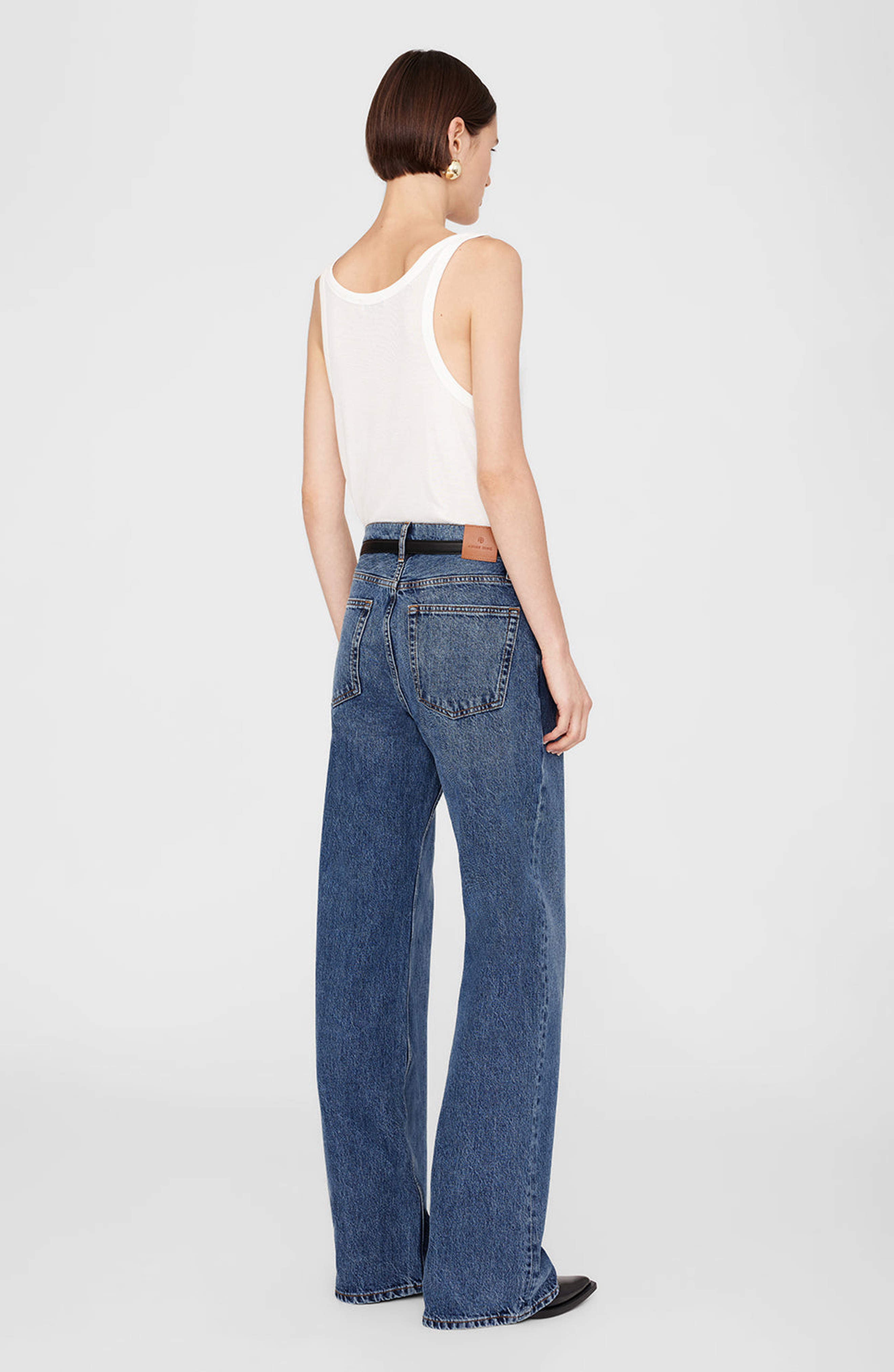 ANINE BING Hugh Jean in Dark Indigo at Nordstrom - 2