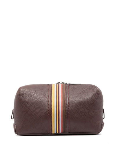 Paul Smith signature stripe travel wash bag outlook