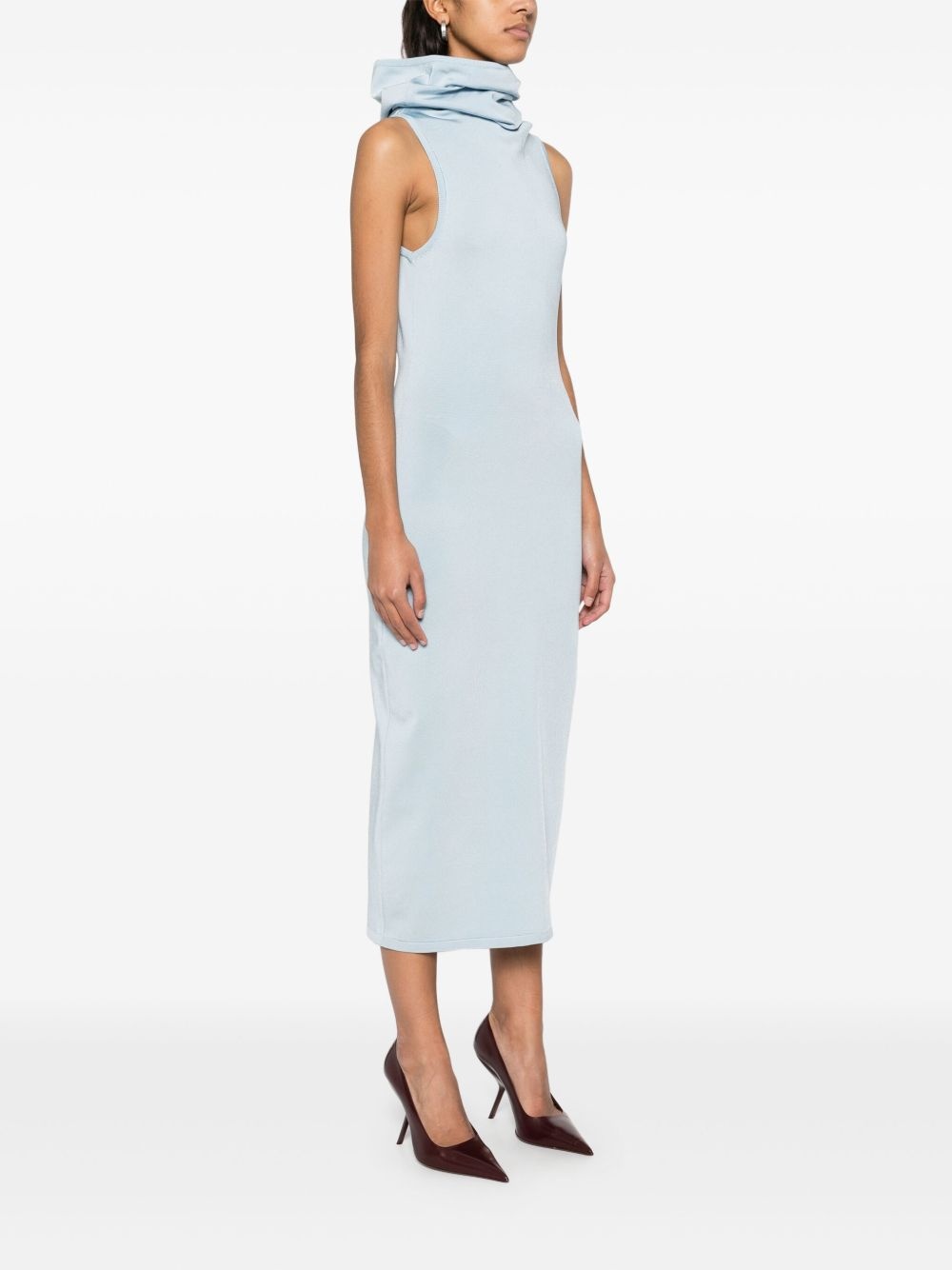hooded midi dress - 3