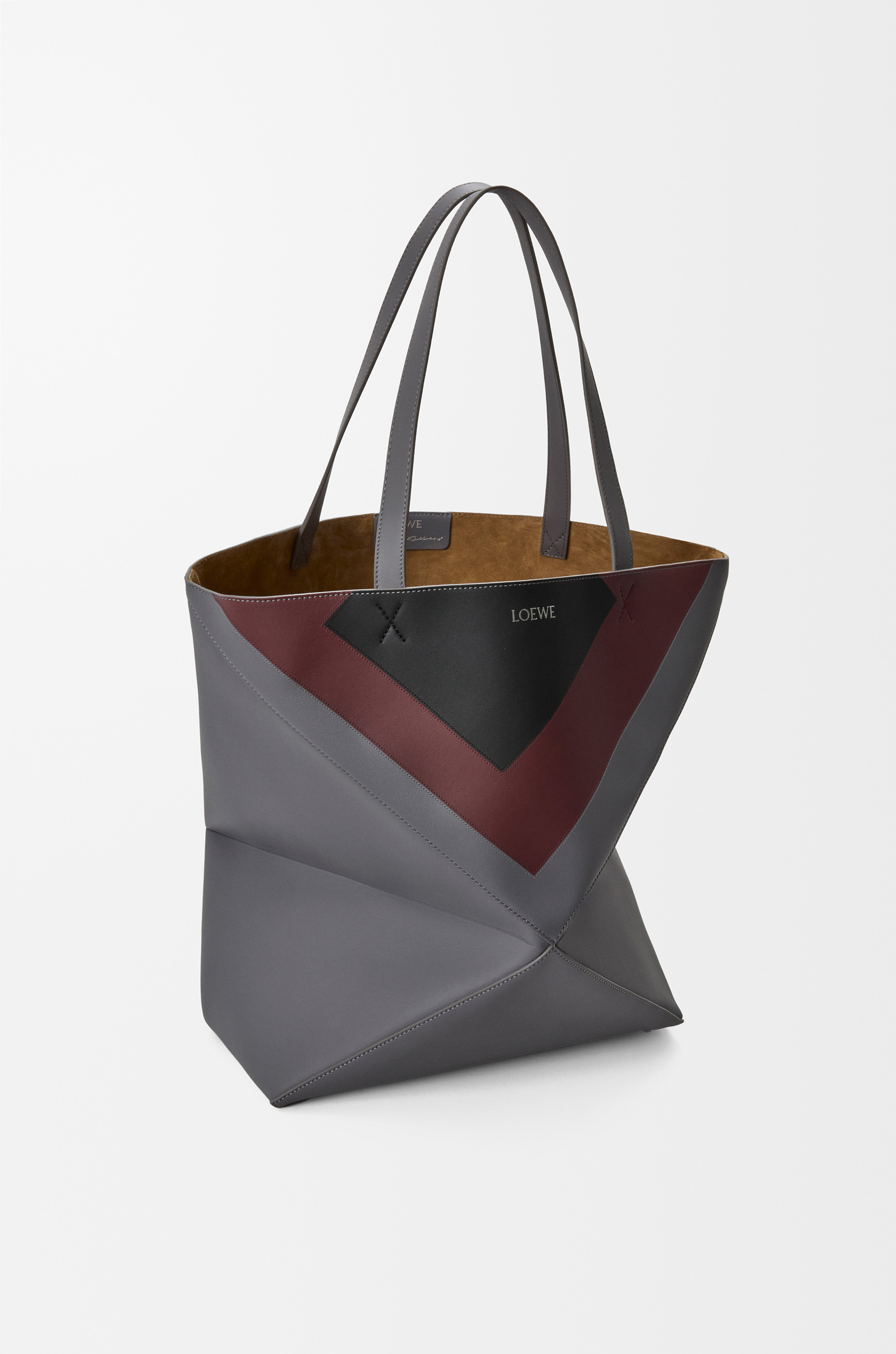XL Puzzle Fold tote in nappa calfskin - 4