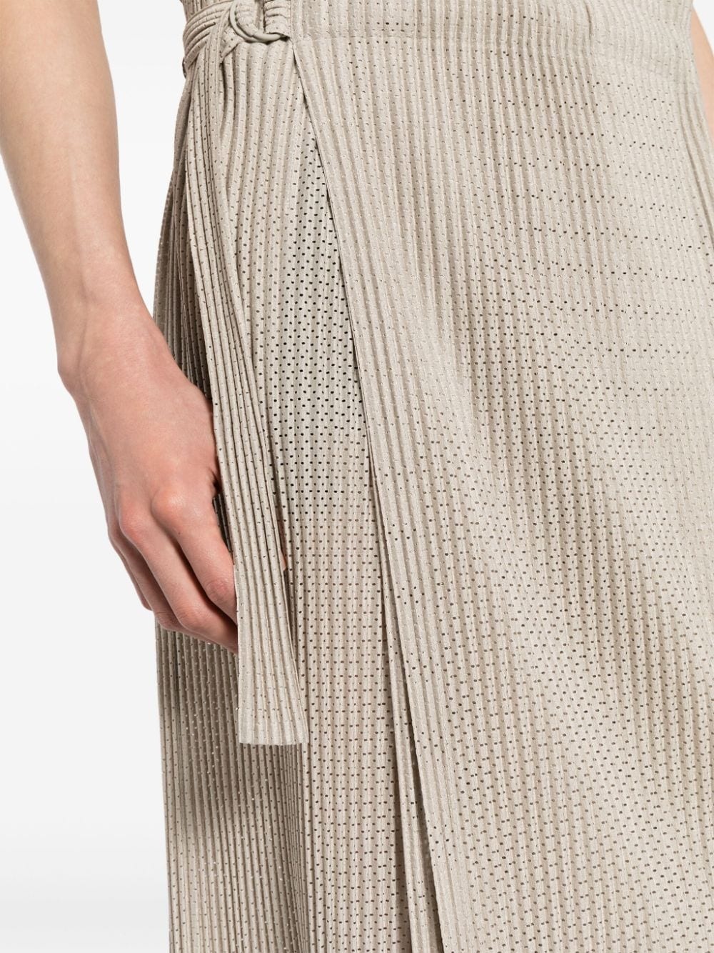 Light Mesh pleated skirt - 5
