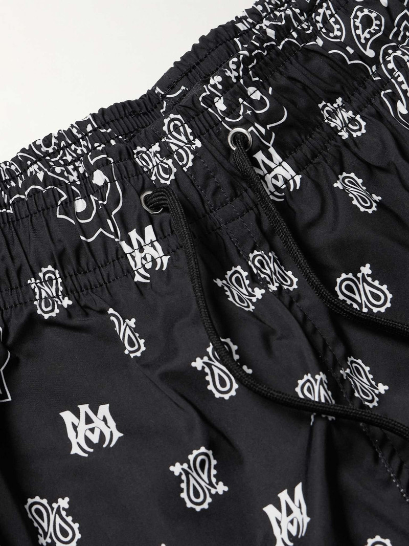 Slim-Fit Mid-Length Bandana-Print Swim Shorts 4