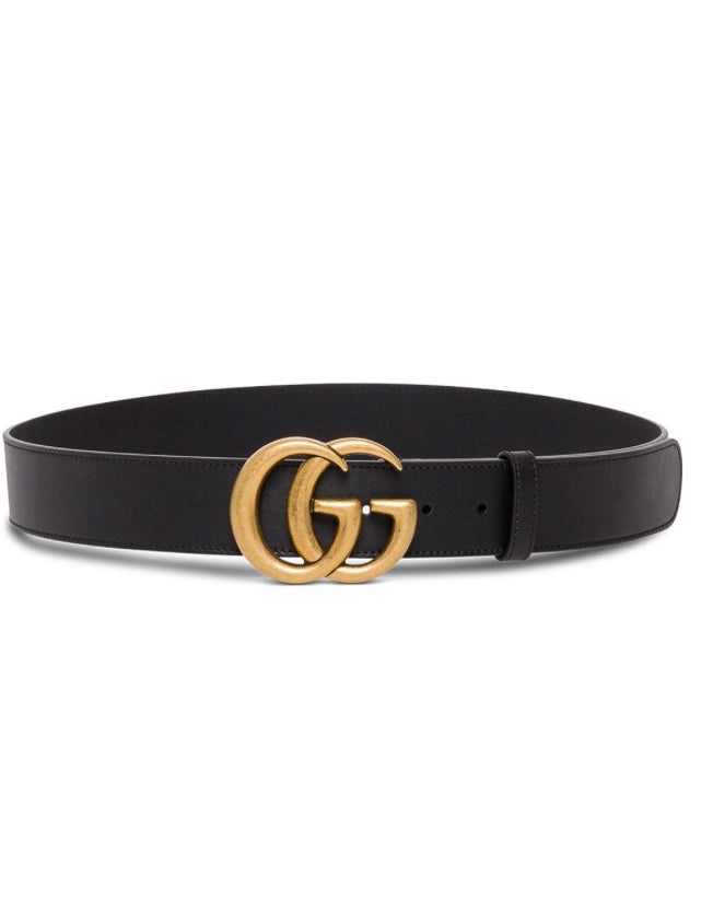ベルト GUCCI BLACK LEATHER RE EDITION BELT GUCCI Gucci re-edition GG leather belt