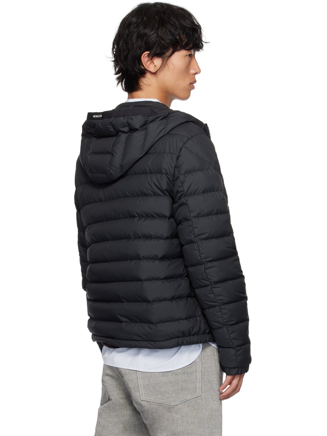 Black Galion Down Jacket - 3