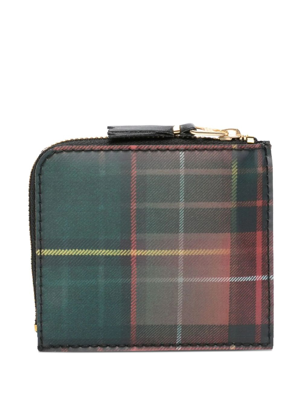 tartan zip-around wallet - 2