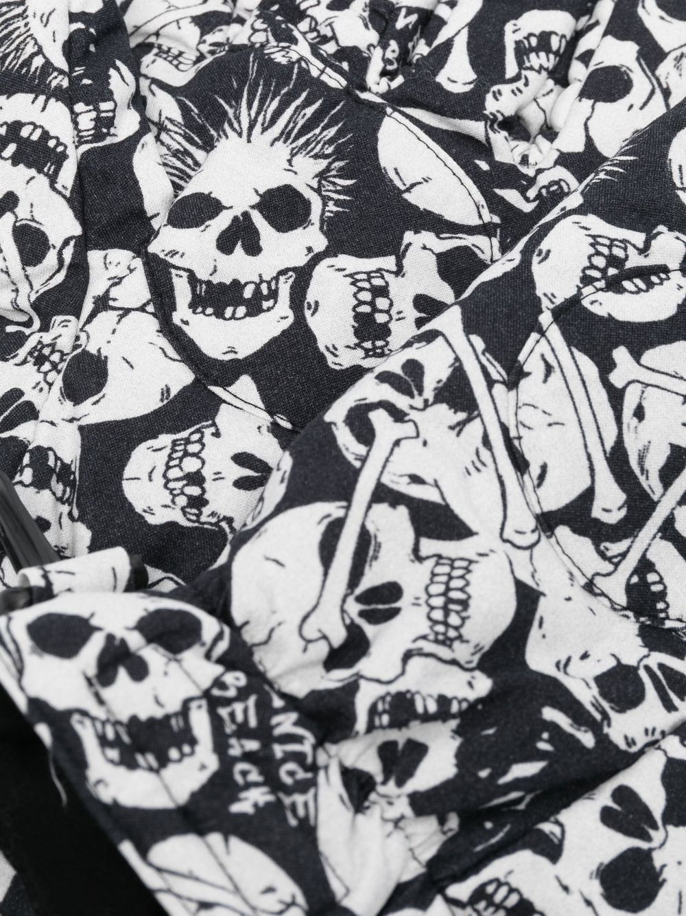 skull-print gloves - 2