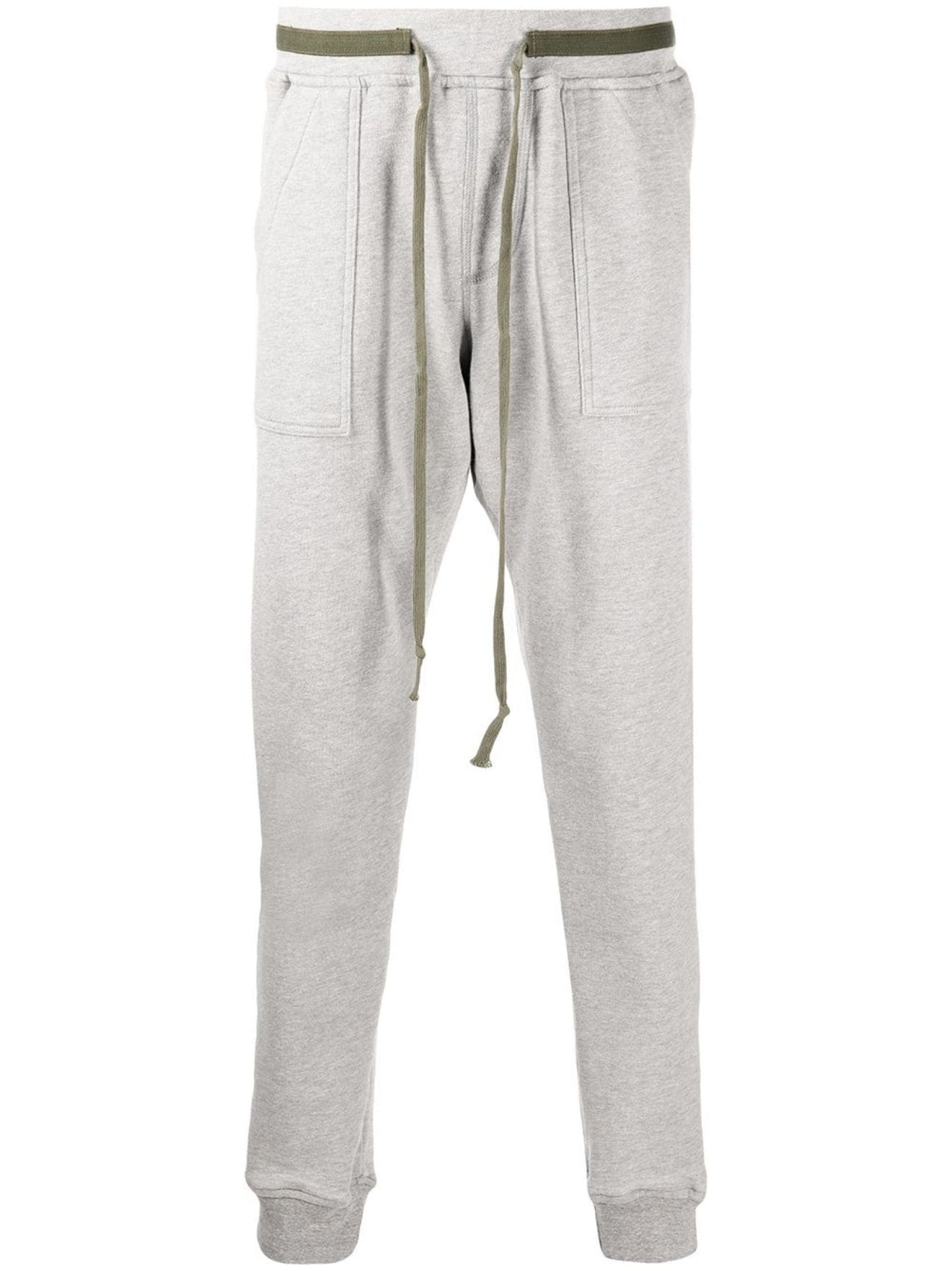 Basic drawstring track pants - 1