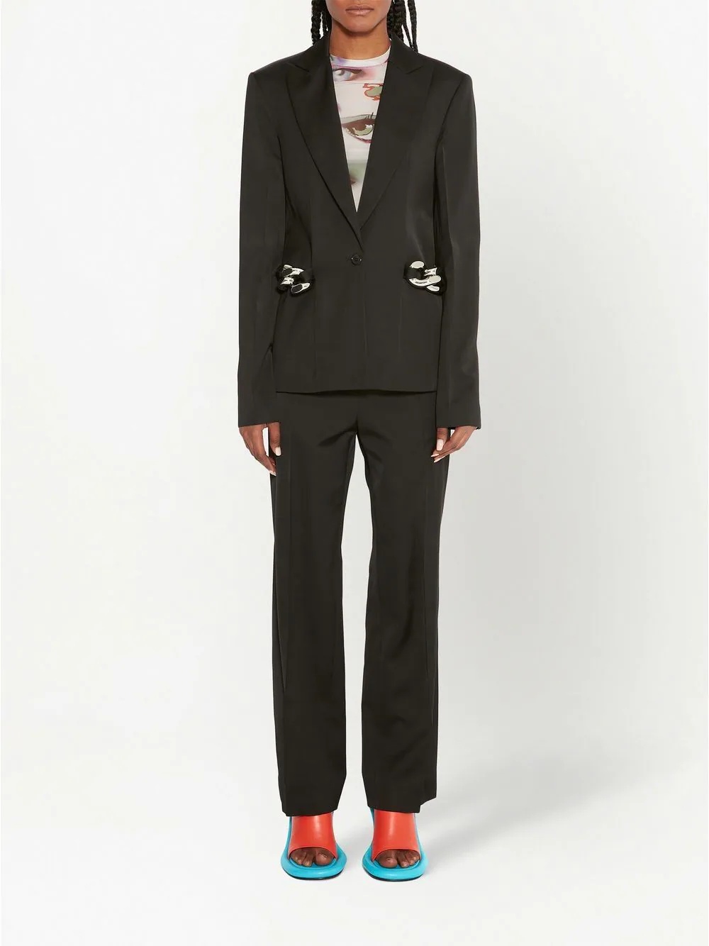 straight-leg trousers - 2