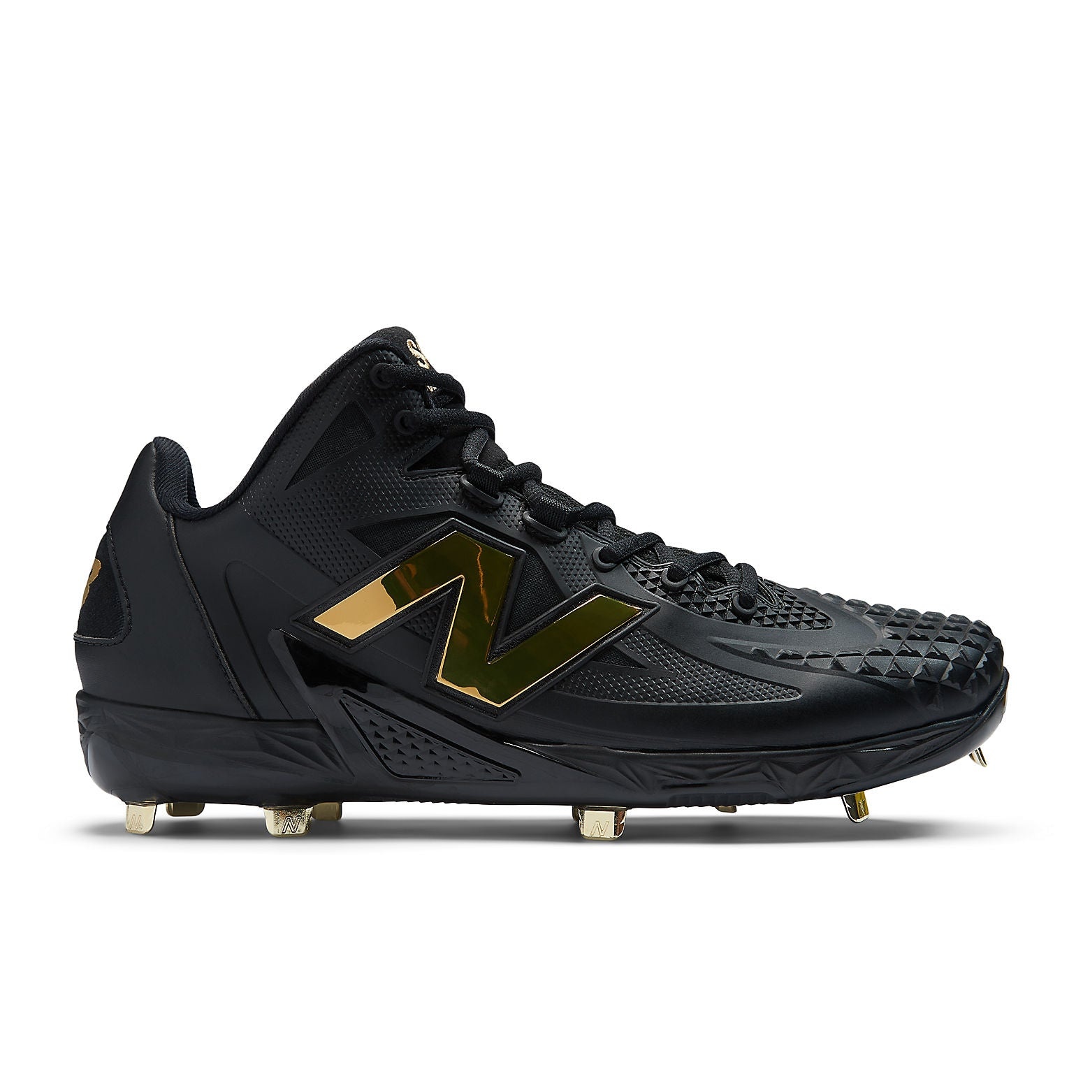 New Balance Ohtani 1 Cleats 'Black Metallic Gold' MSHOBK1 - 2
