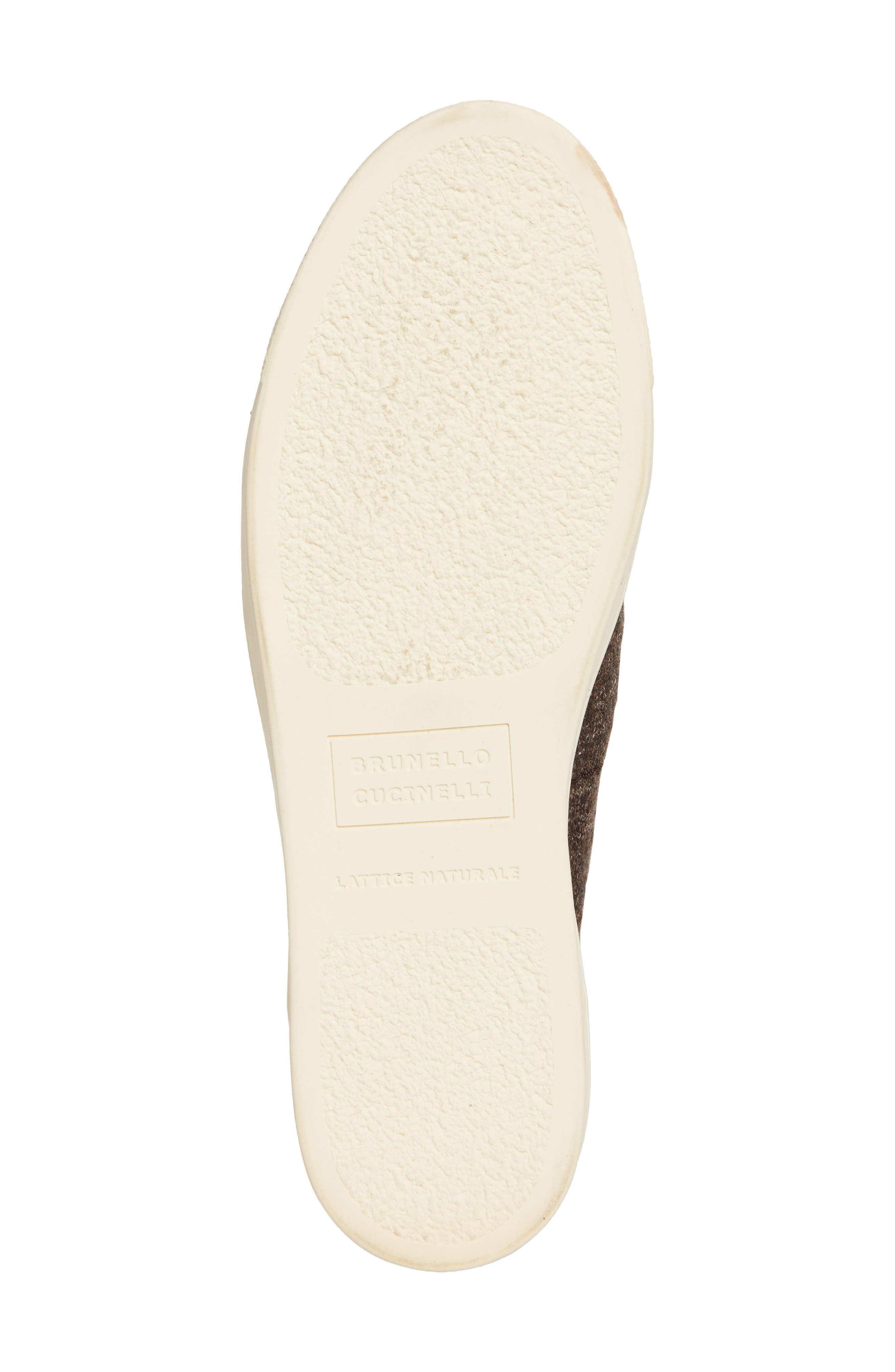 Brunello Cucinelli Mixed Media Low Top Sneaker in Cam27 Dark Brown at Nordstrom - 6