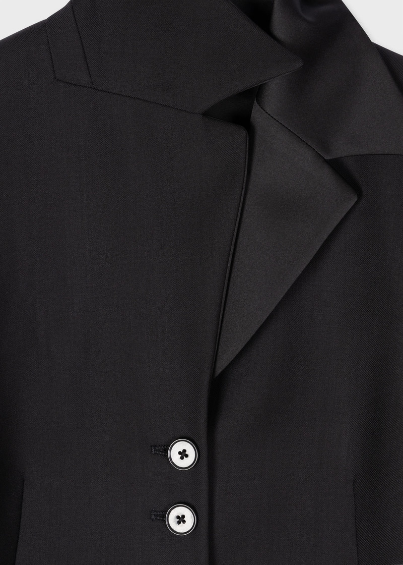 Paul Smith Black Wool Short Blazer outlook