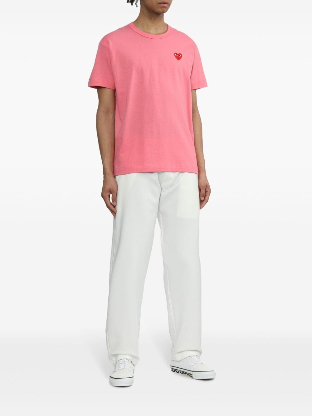 logo-appliqué cotton T-shirt - 3