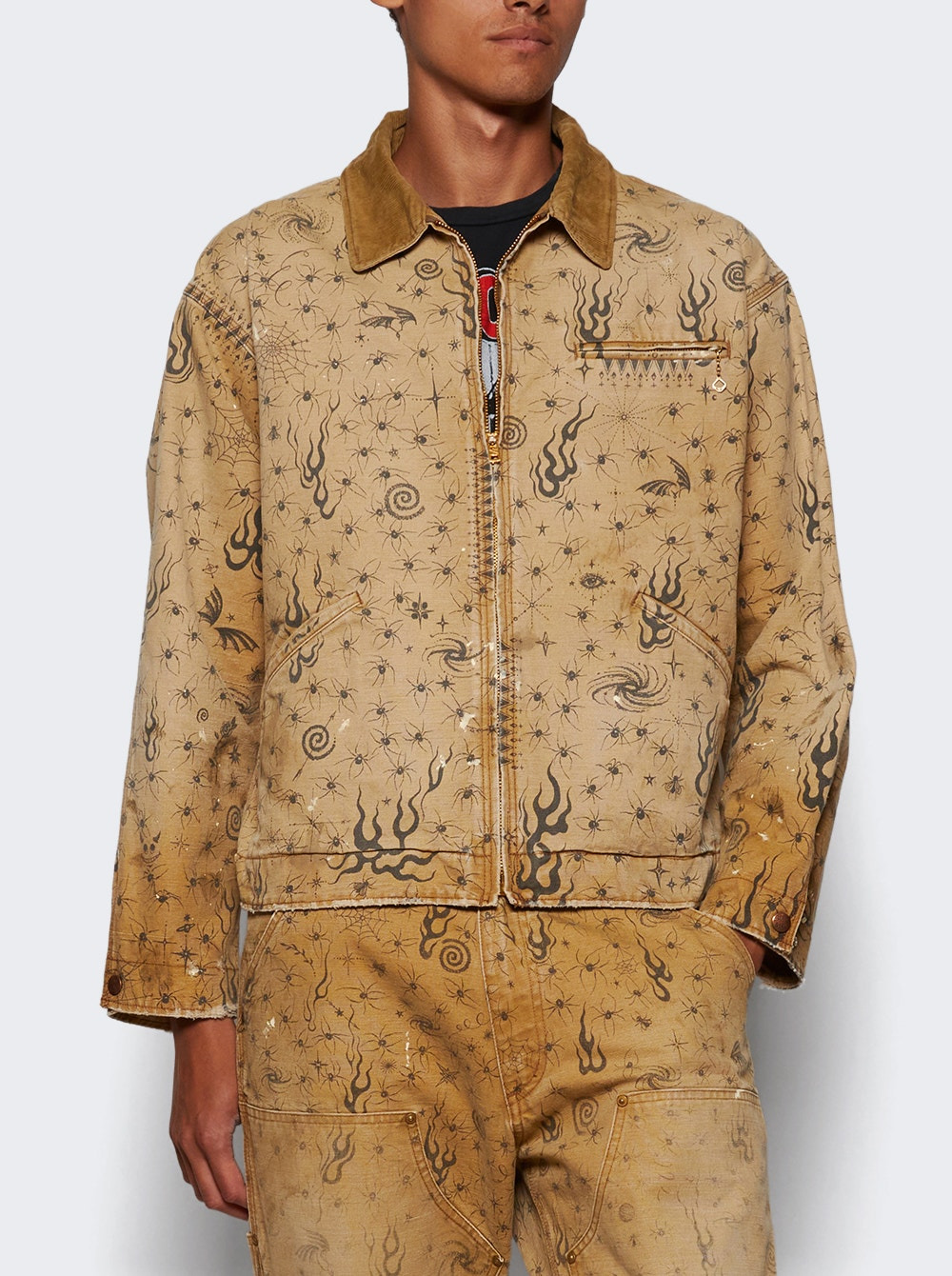 X Dr. Woo Jacket Detroit Jacket Beige - 2