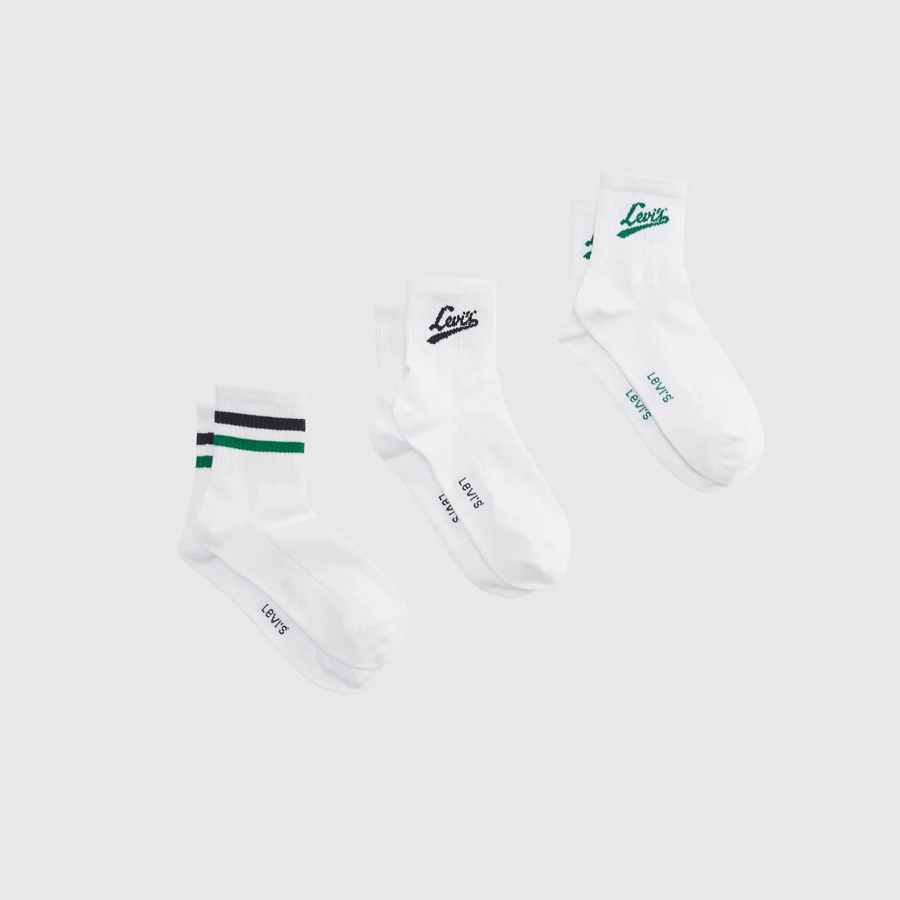 SHORT CUT GRAPHIC LOGO SOCKS (3-PACK) - 1