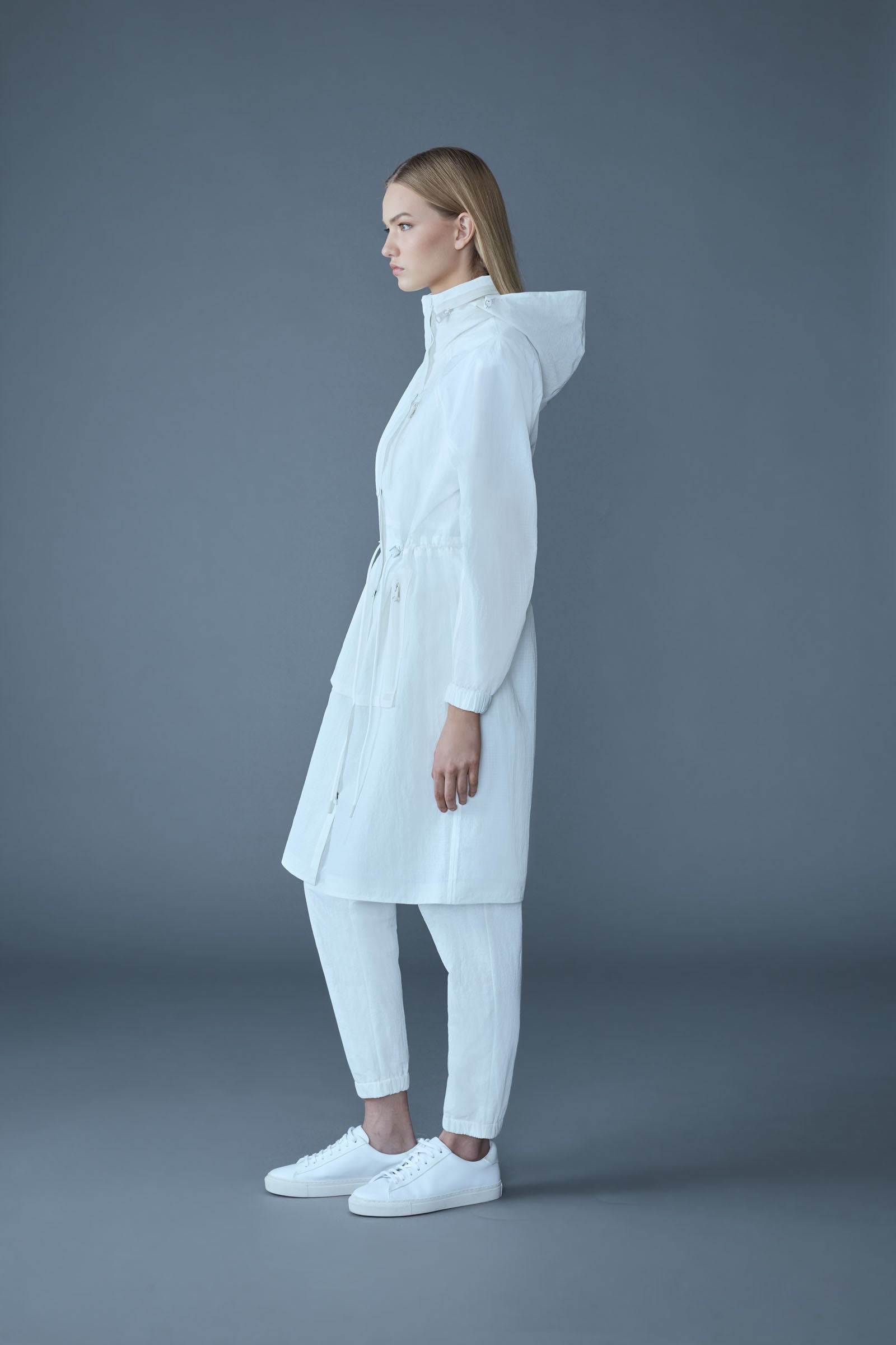MAKAYLA Knee-Length Lightweight Rain Jacket - 2