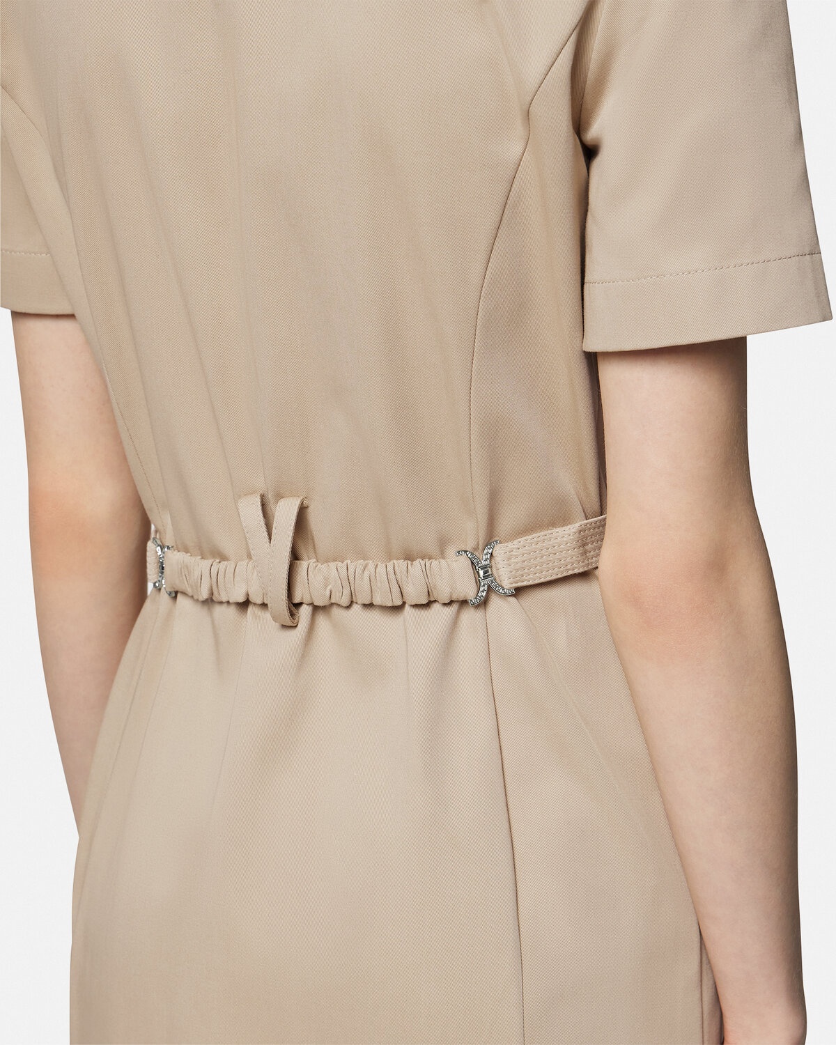 Cargo Gabardine Mini Shirt Dress - 3
