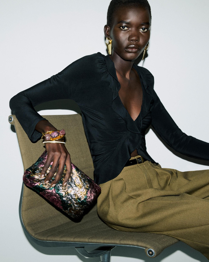 SAINT LAURENT SAINT LAURENT CLUTCH SMALL IN BROCADE outlook