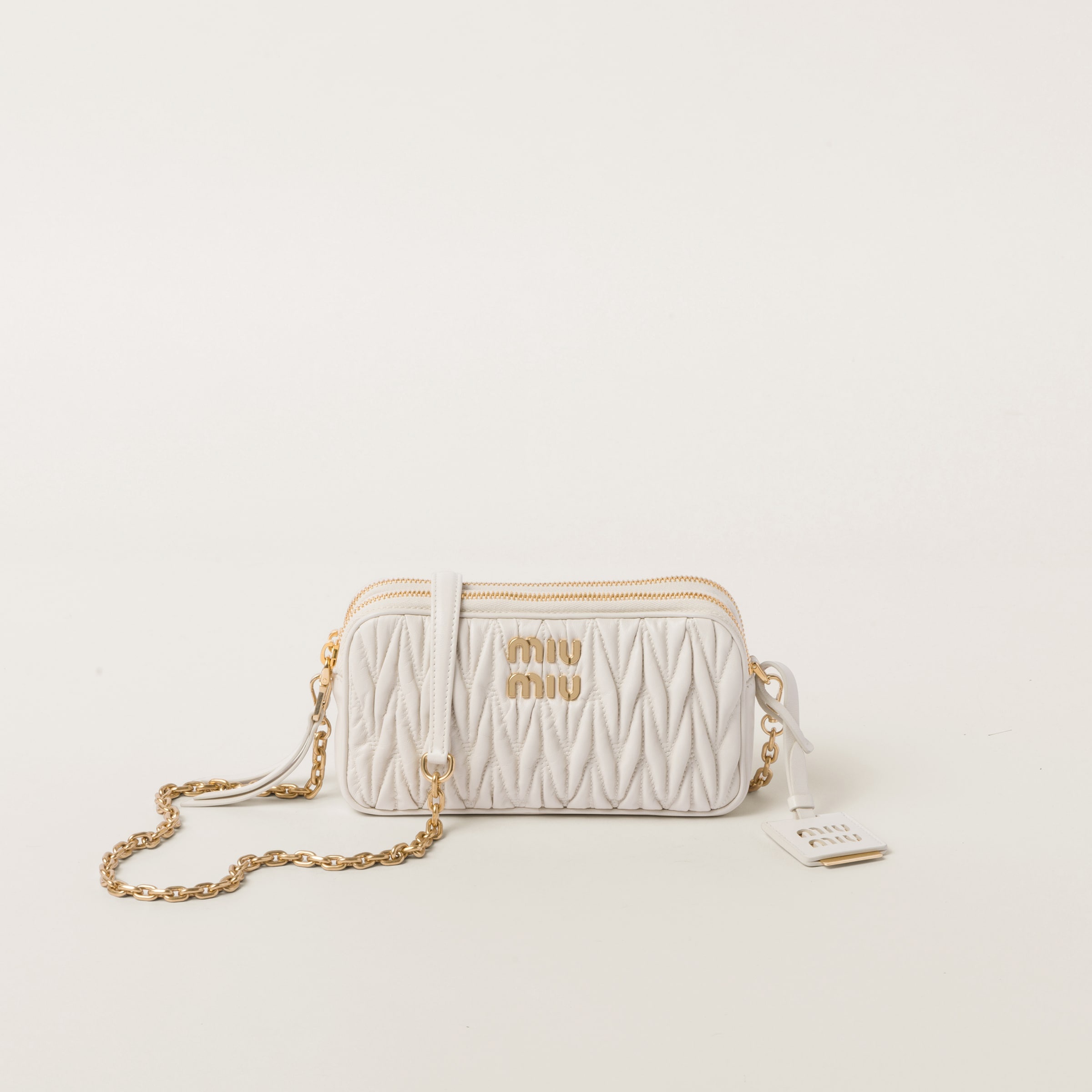 Matelassé nappa leather mini-bag - 1