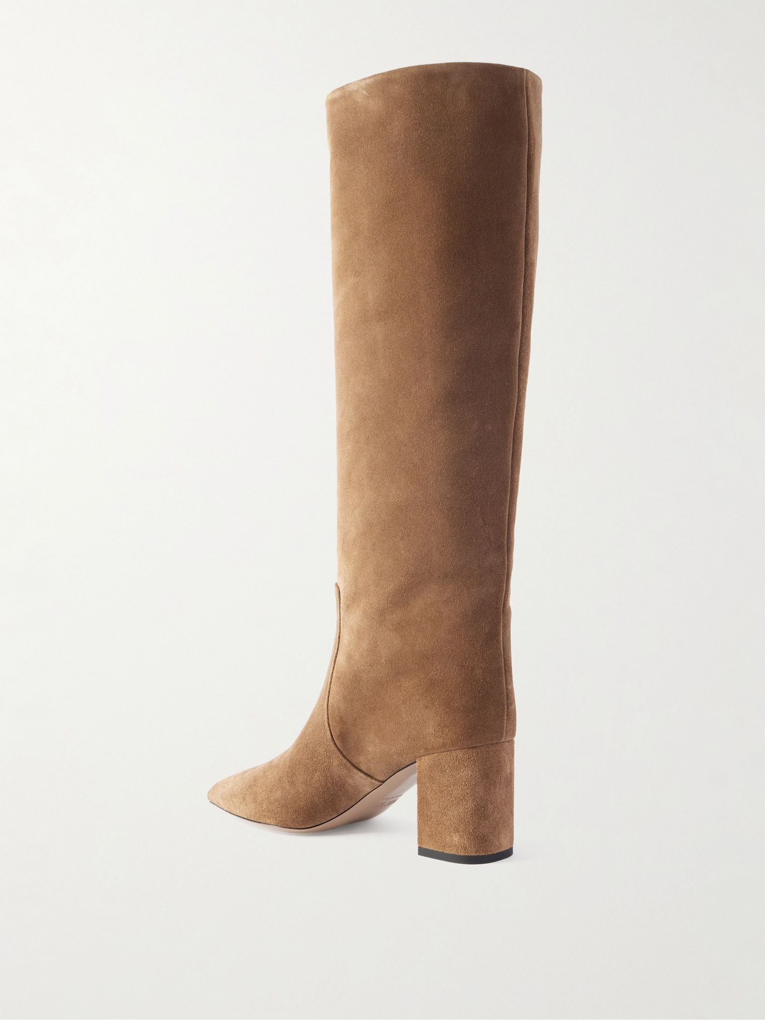 Anja suede knee boots Tan - 3