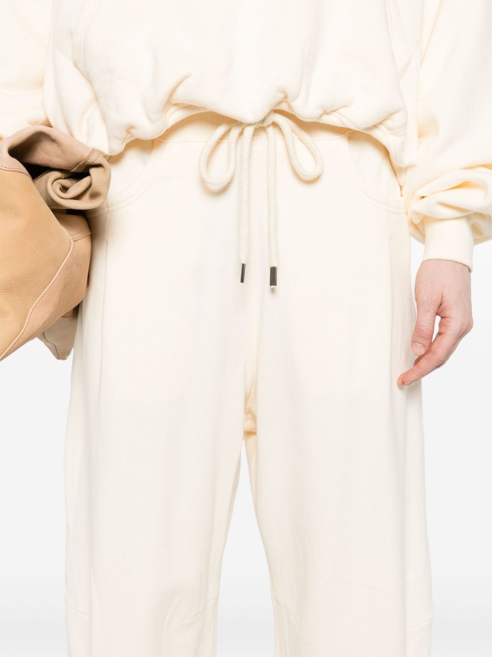 pleated cropped track pants - 5