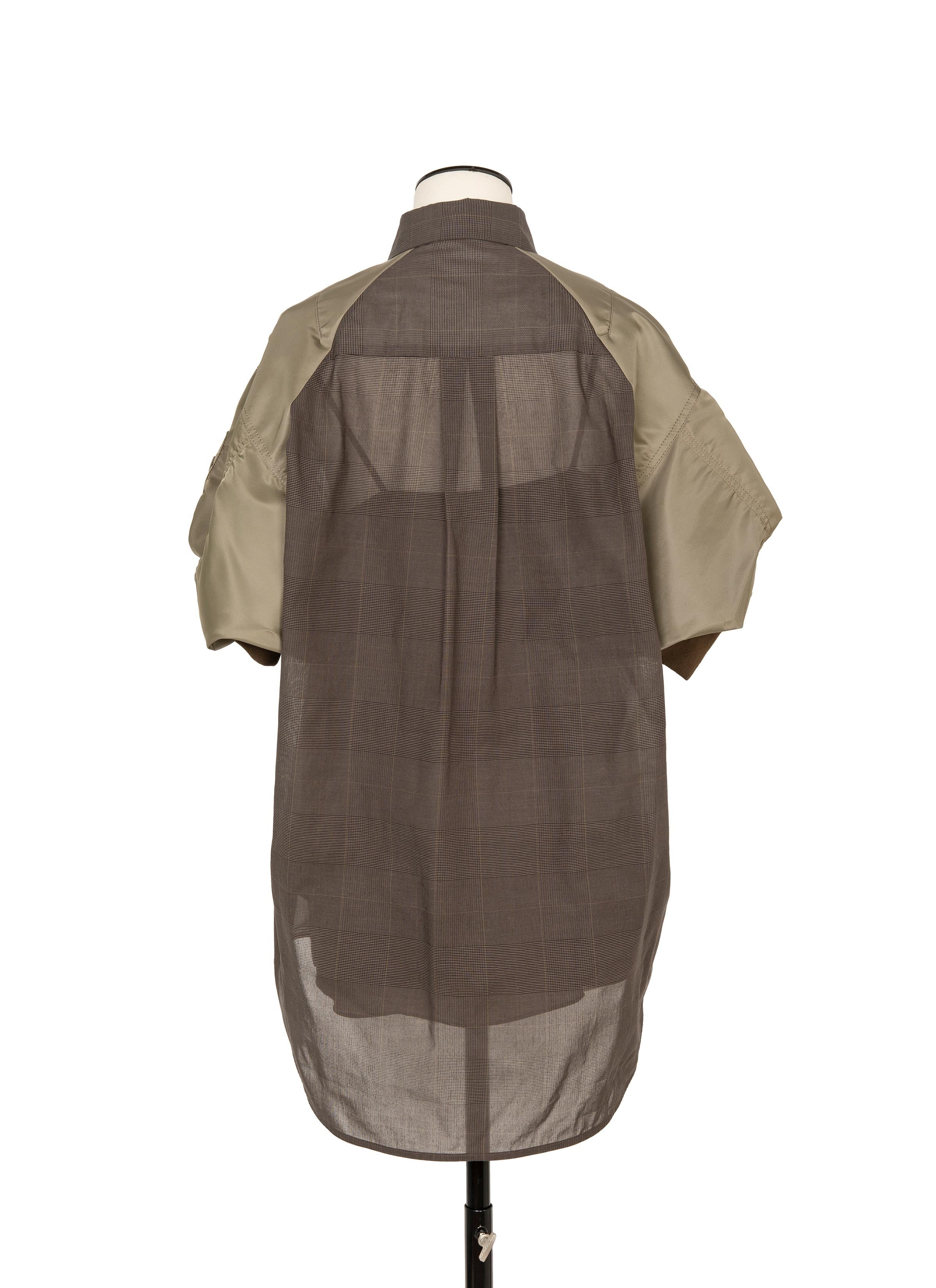 sacai 国内買付 High Twist Voile x Nylon Twill Dress sacai High Twist Voile x Nylon Twill Dress | REVERSIBLE
