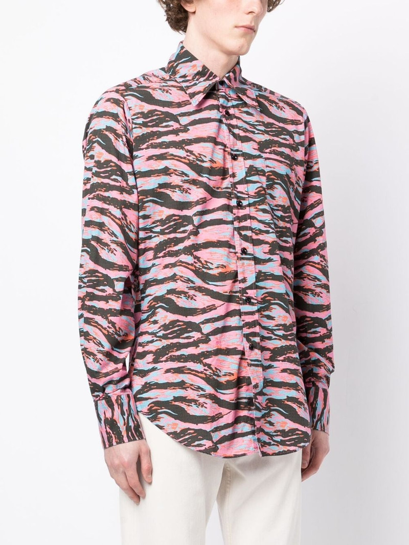 ERL ZEBRA-PRINT COTTON SHIRT outlook
