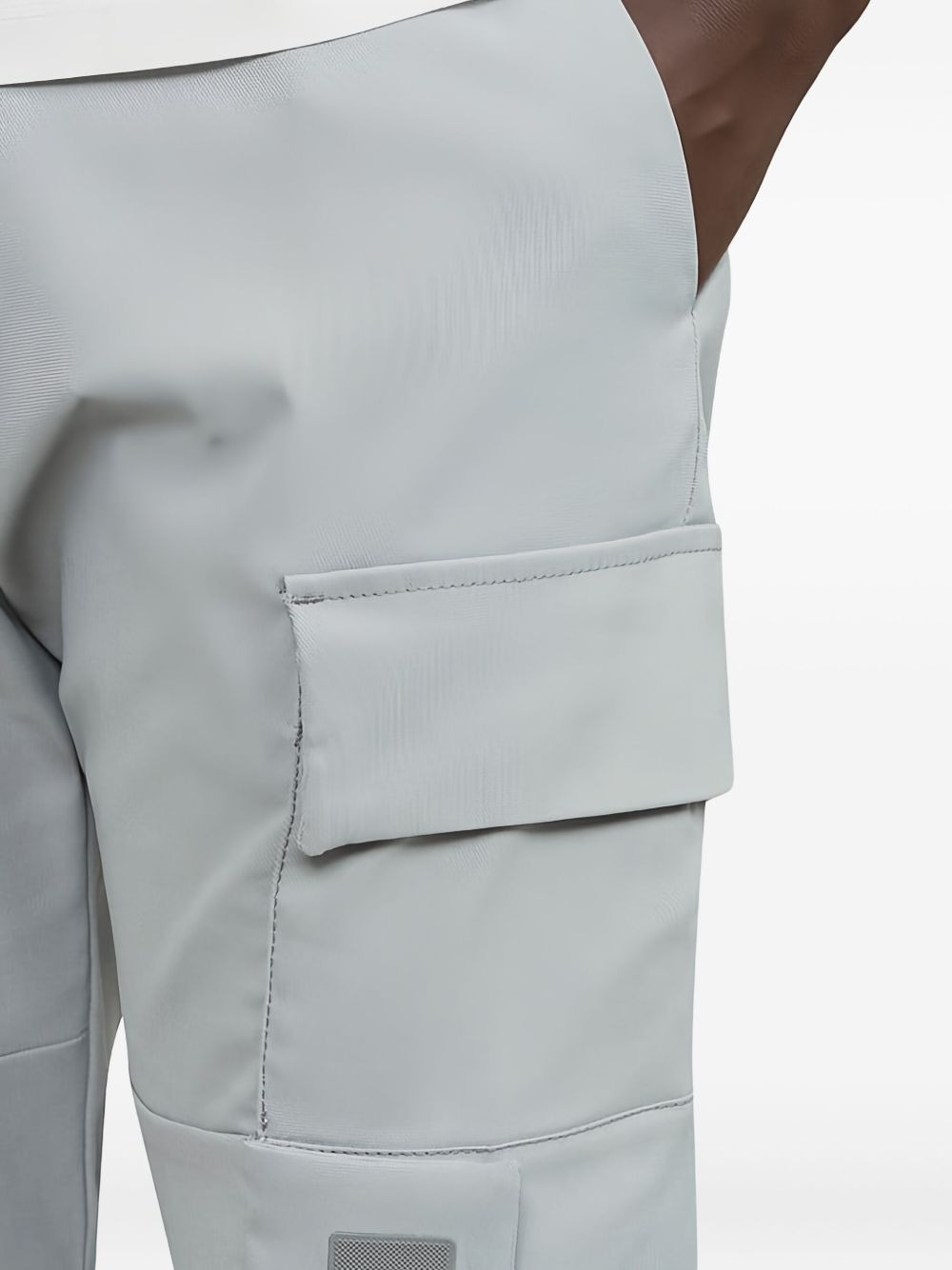 cargo-pocket straight-leg trousers - 4