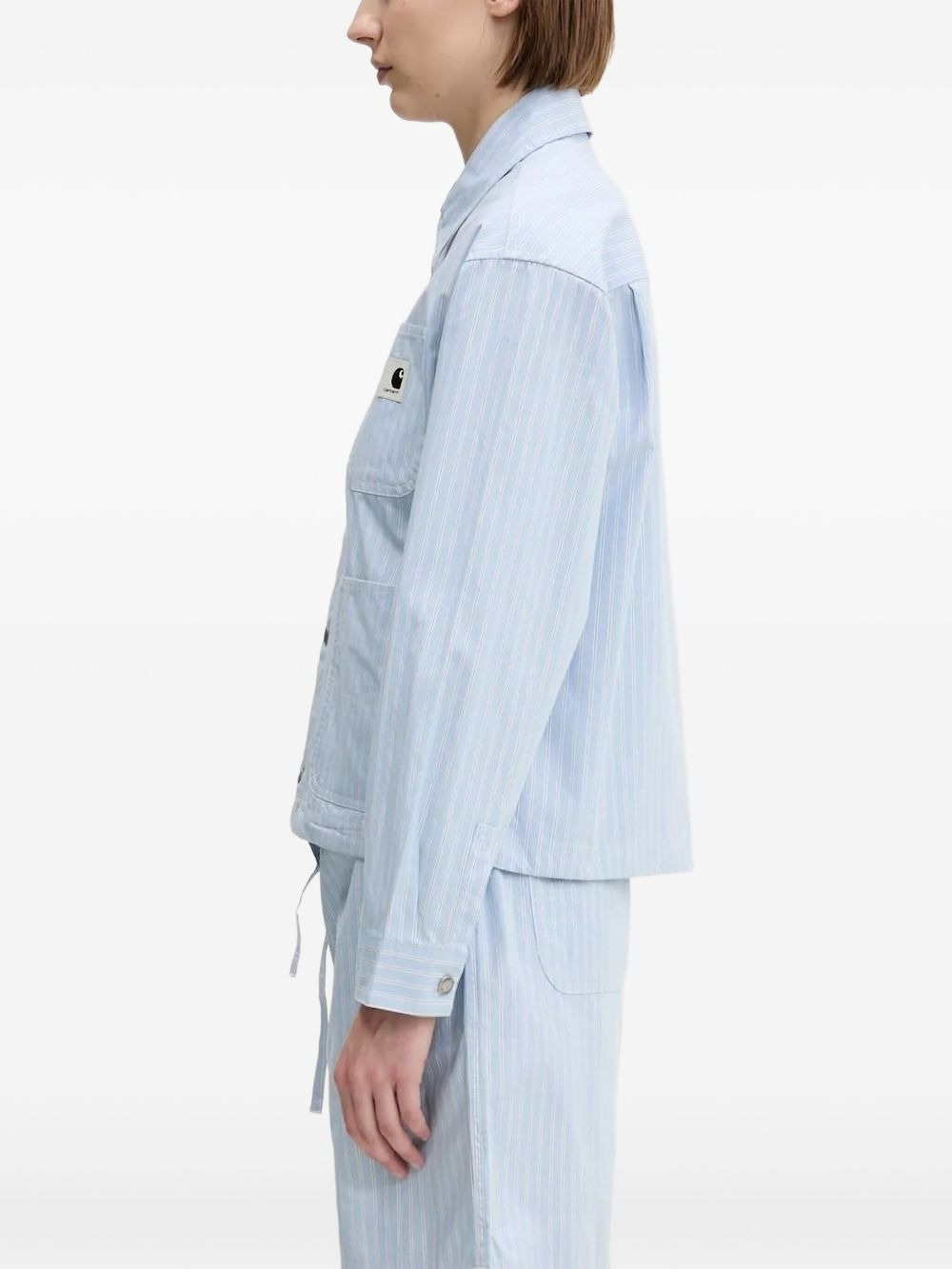 Nota Shirt stripe-pattern jacket - 2