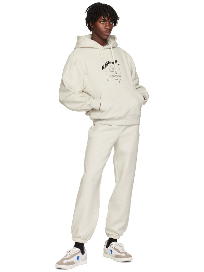 ADER error Gray Embroidered Hoodie outlook
