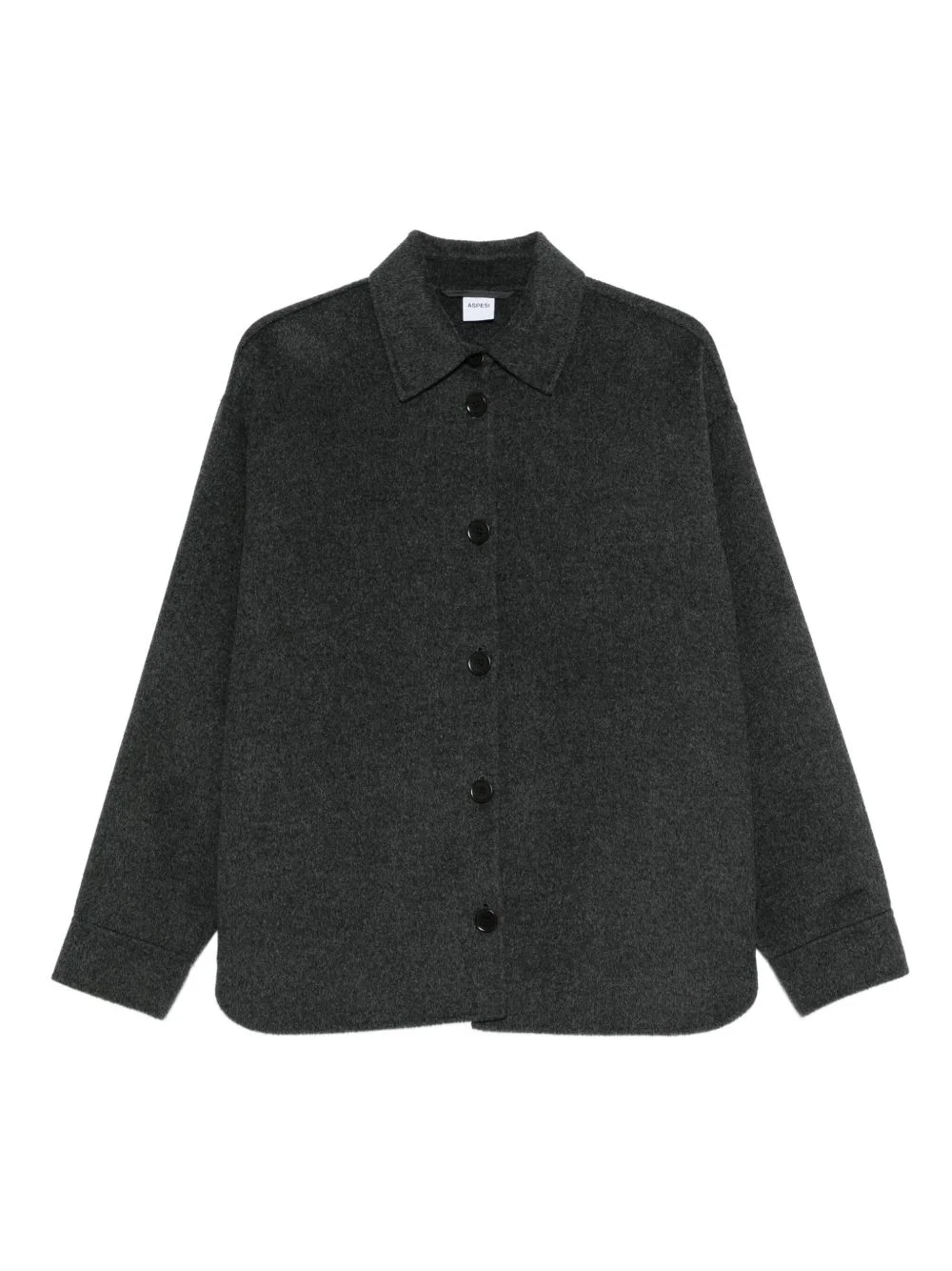 buttoned wool jacket - 1