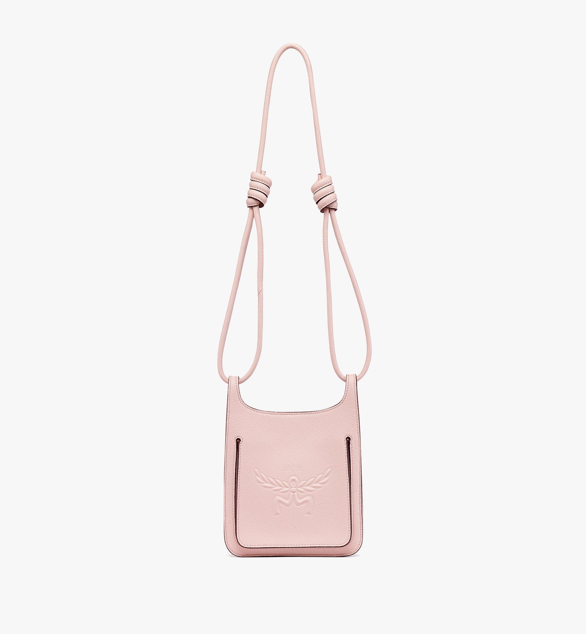 Himmel Hobo in Embossed Logo Leather - 1