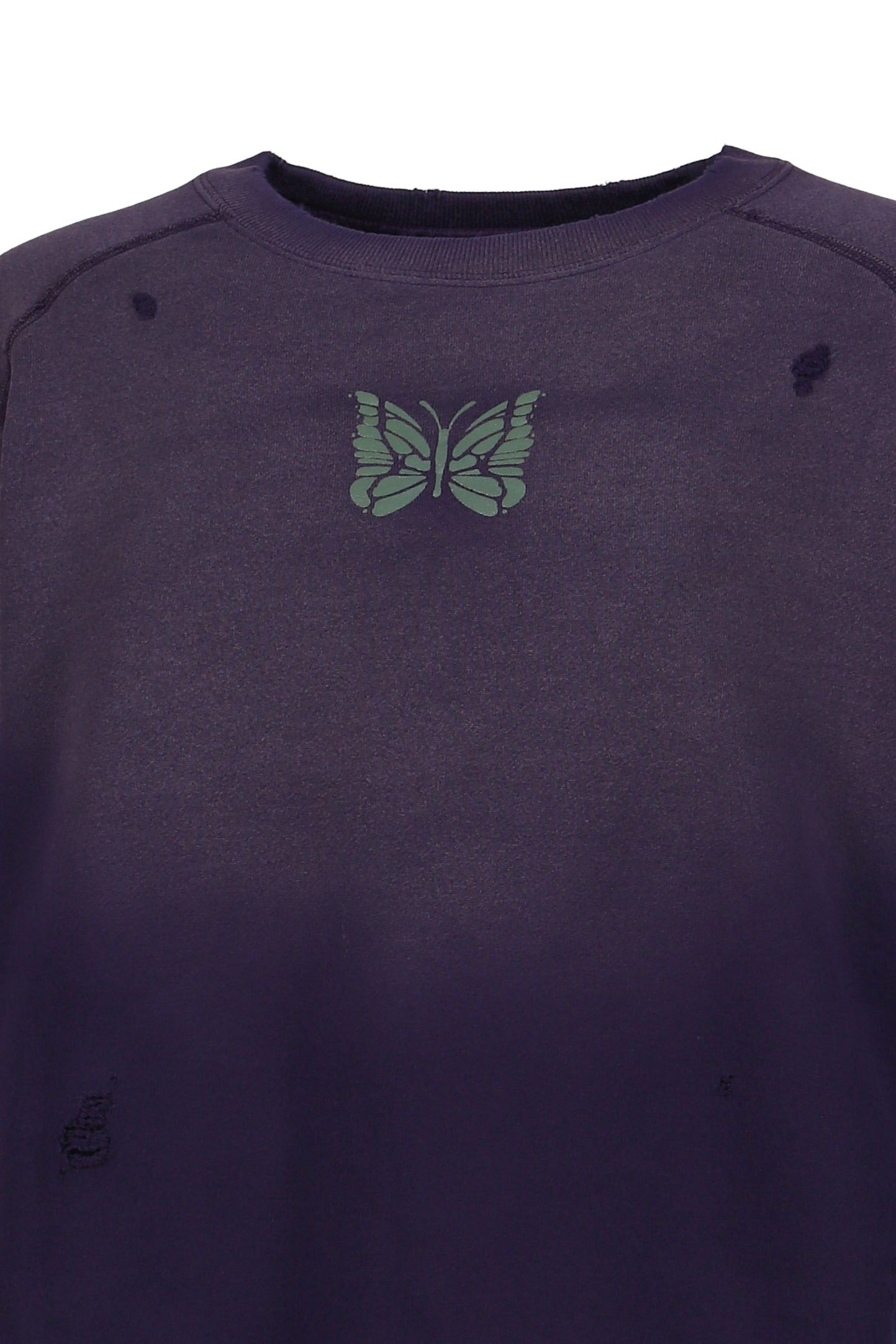 DECONSTRUCTED SWEAT SHIRT - COTTON FRENCH TERRY / PUR - 4