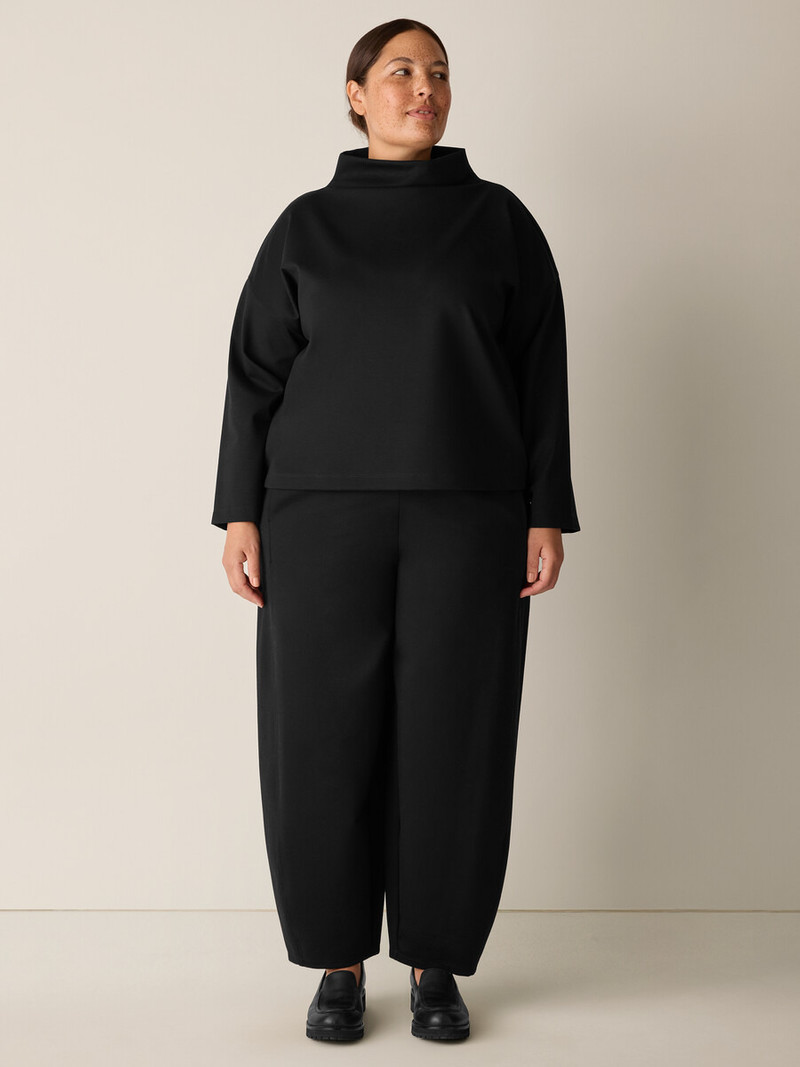 Washable Flex Ponte Curved Lantern Pant 6